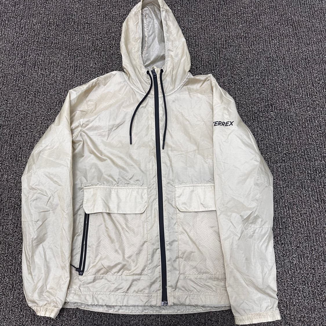 아디다스 테렉스 경량 바람막이 자켓 아이보리 95(M) 상품이미지1