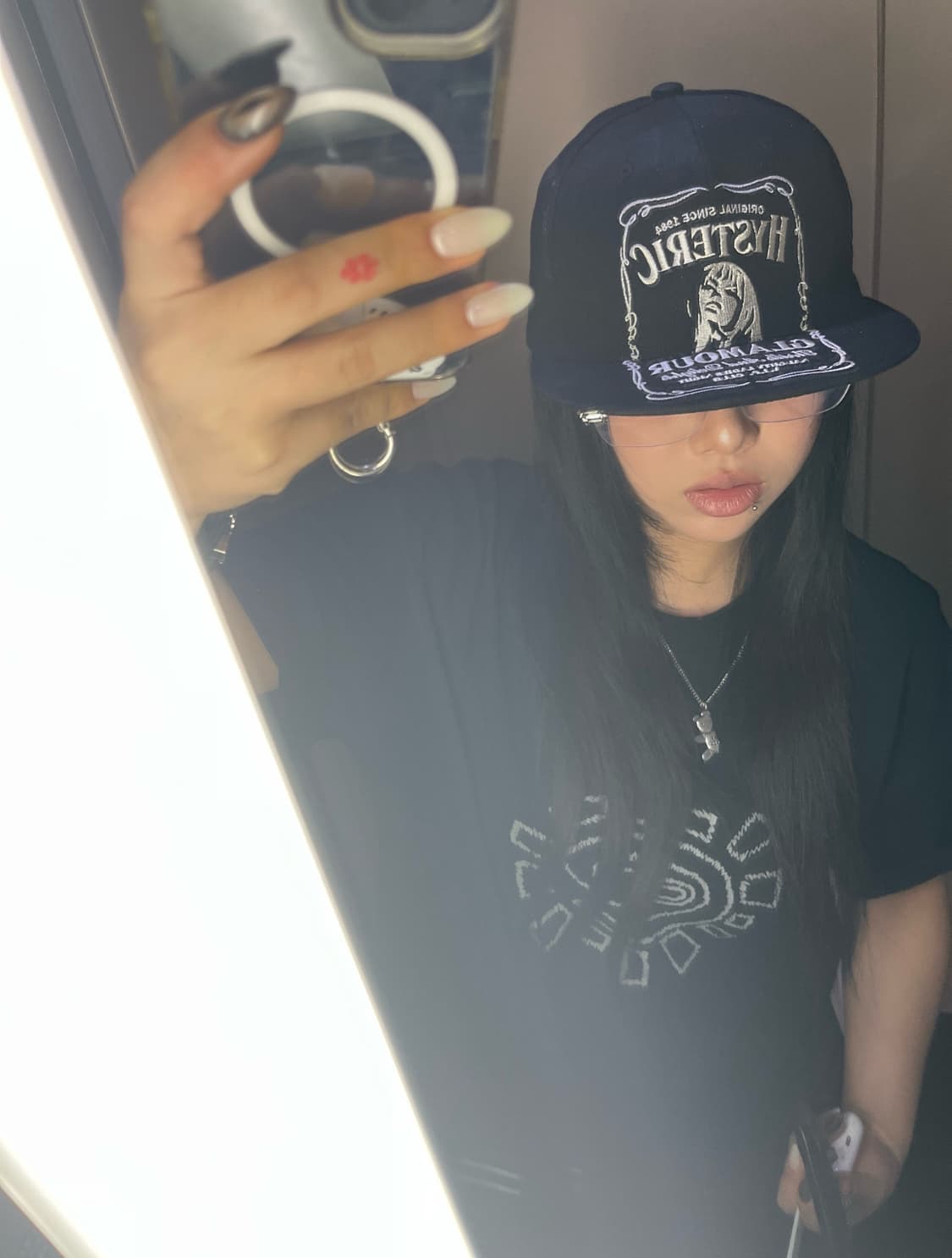 히스테릭글래머 위스키 캡 블랙 상품이미지1