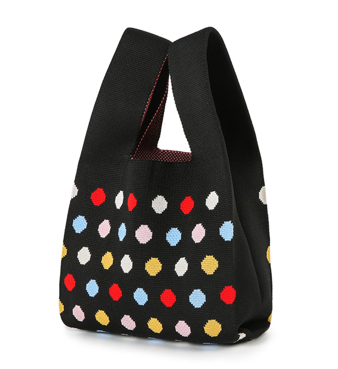 니트백 도트 봉다리 여성 미니 토트백 손가방 판매 상품이미지5