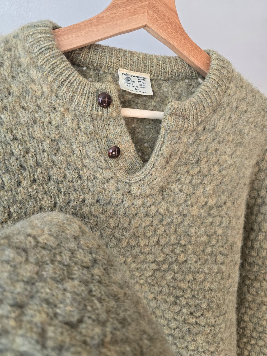 80~90년대 100% 뉴울 빈티지 니트 상품이미지2