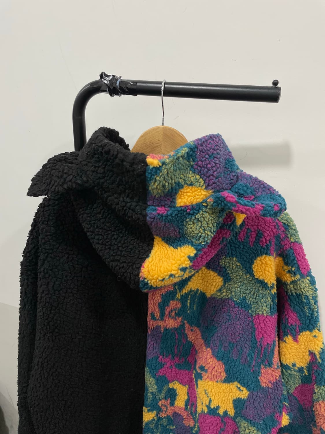 (빈티지) ScoLar Parity 투톤 고양이 귀 후드 플리스 자켓 상품이미지9