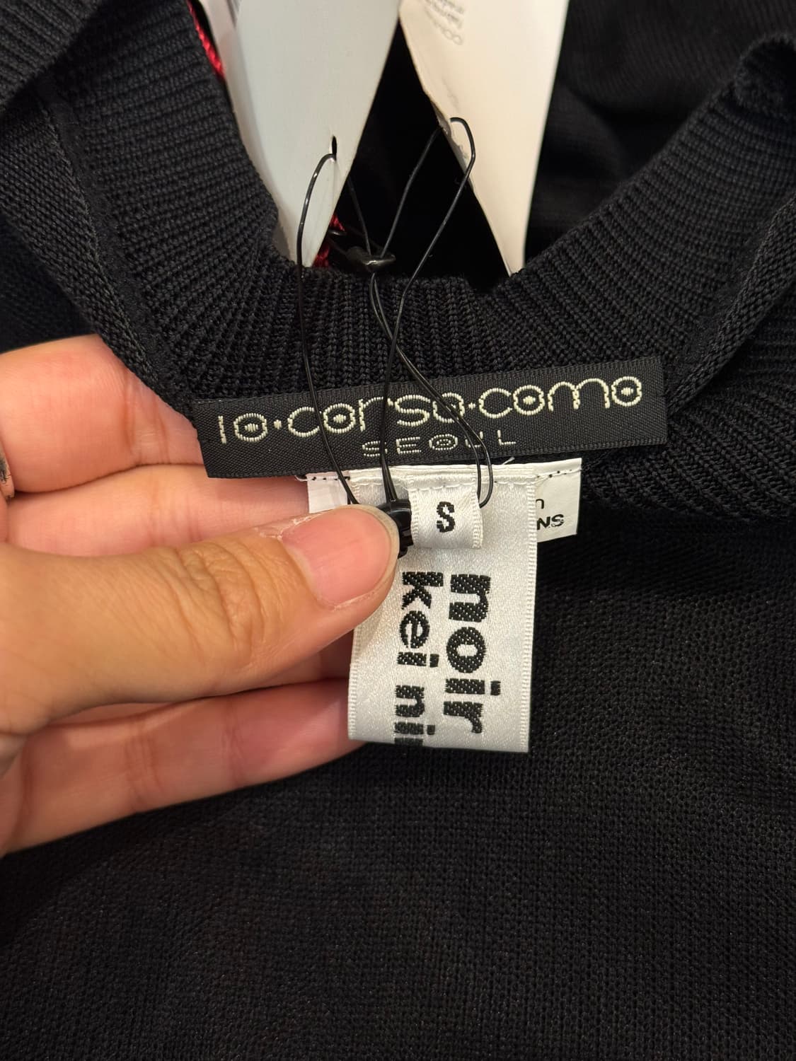 새상품 꼼데가르송 느와 케이 니노미야 탑 상품이미지10