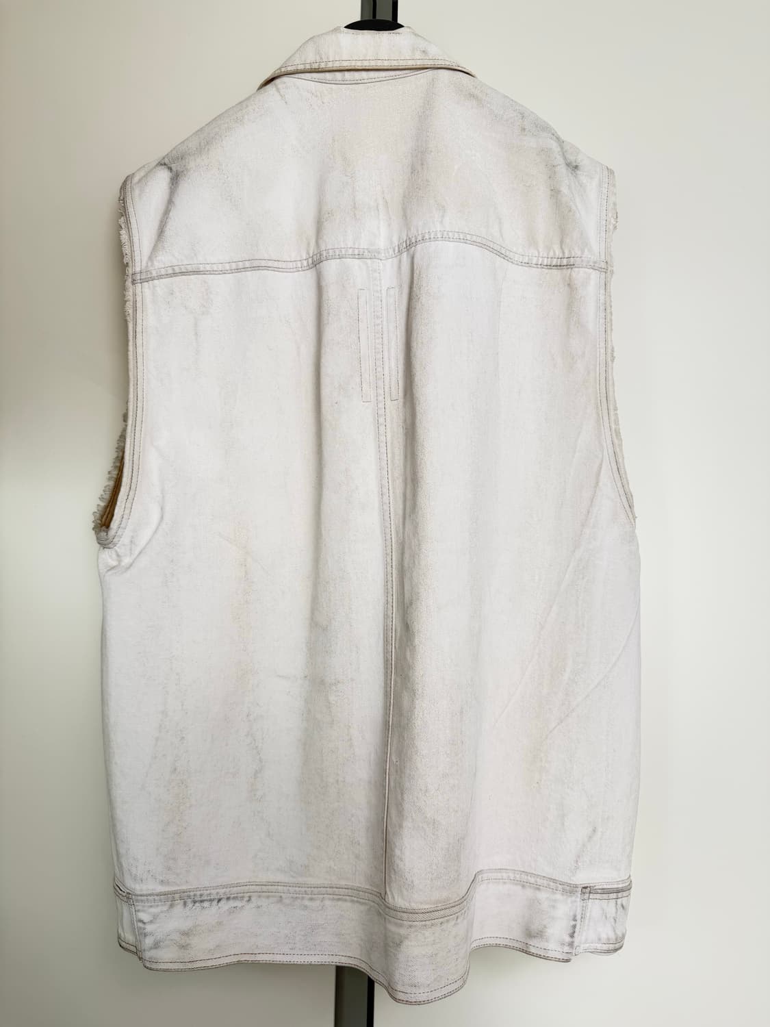 릭오웬스 다크쉐도우 데님 오버 베스트 S 상품이미지3