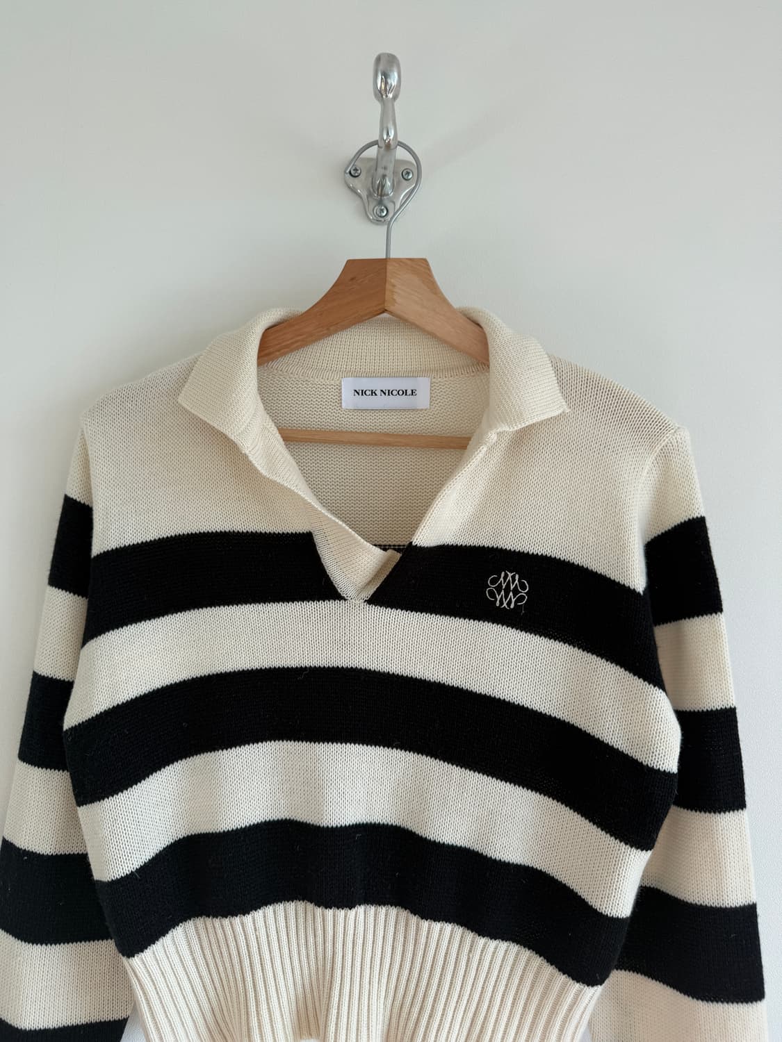 닉 니콜(Nick Nicole) 카라 니트 상품이미지2