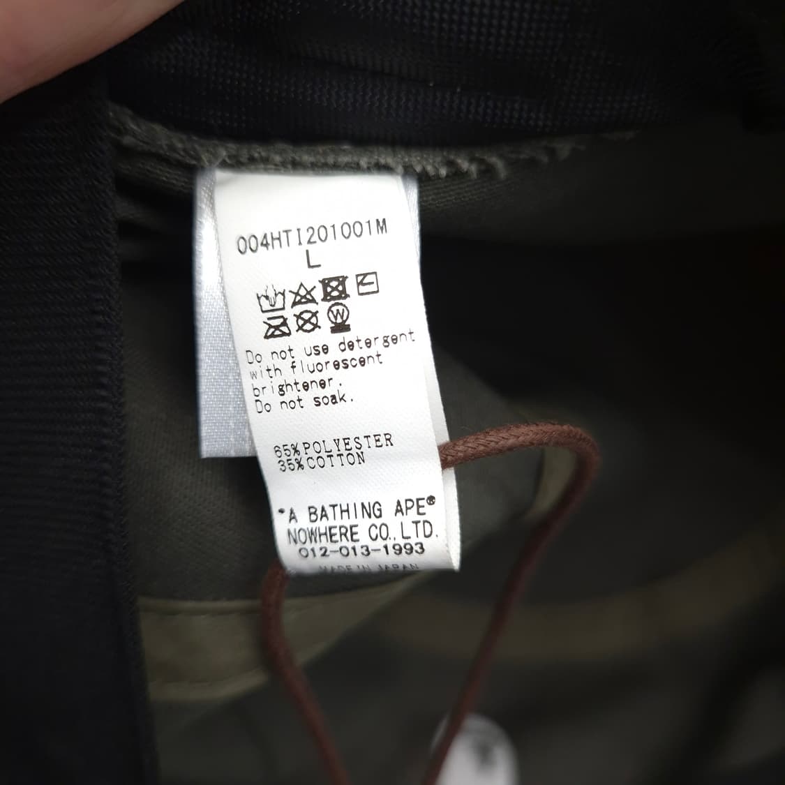 베이프 해적 크로스본 카키 버킷햇 L 상품이미지4