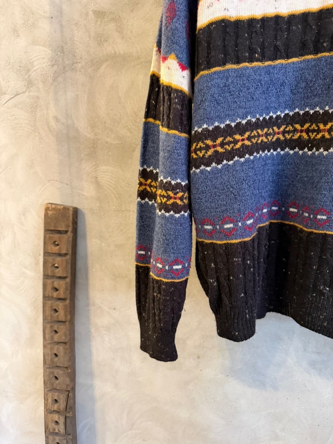 STEFANO DASSI 그래픽 니트 105 상품이미지5