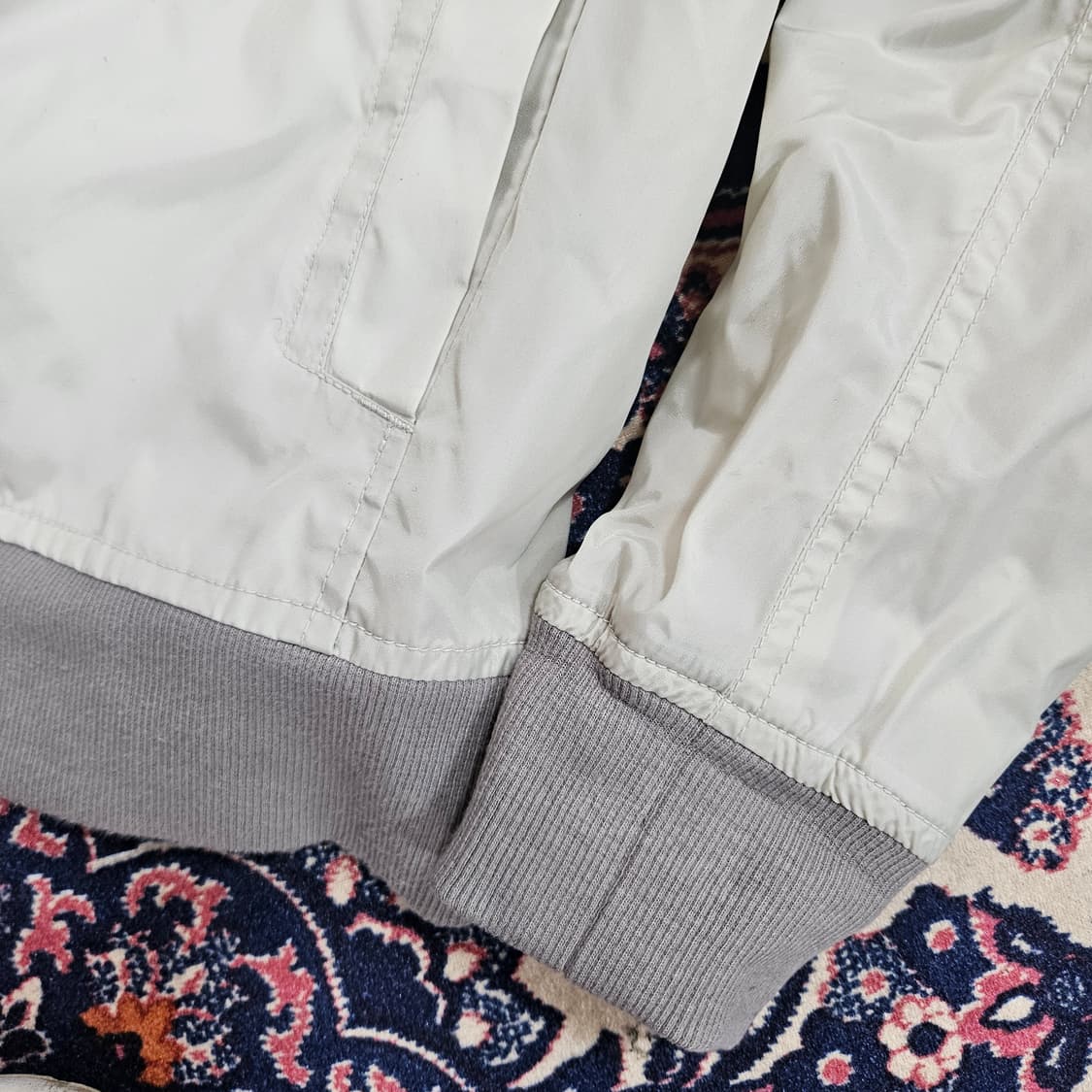 버커루(Buckaroo) 나일론 하이넥 바이커 자켓 M size 상품이미지8