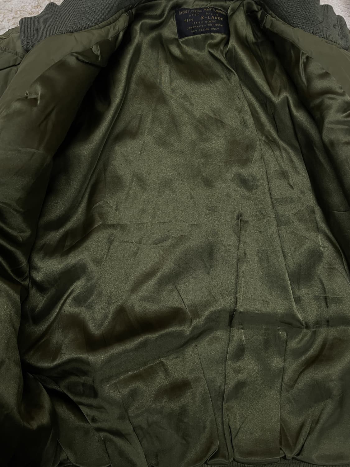 [XL] 밀리터리 U.S NAVY G-8 WEP 플라이트 자켓 상품이미지10