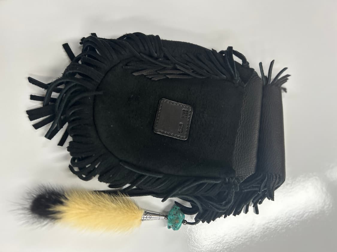 goros 고로스 블랙 디어스킨 메디슨 웨이스트백 상품이미지7