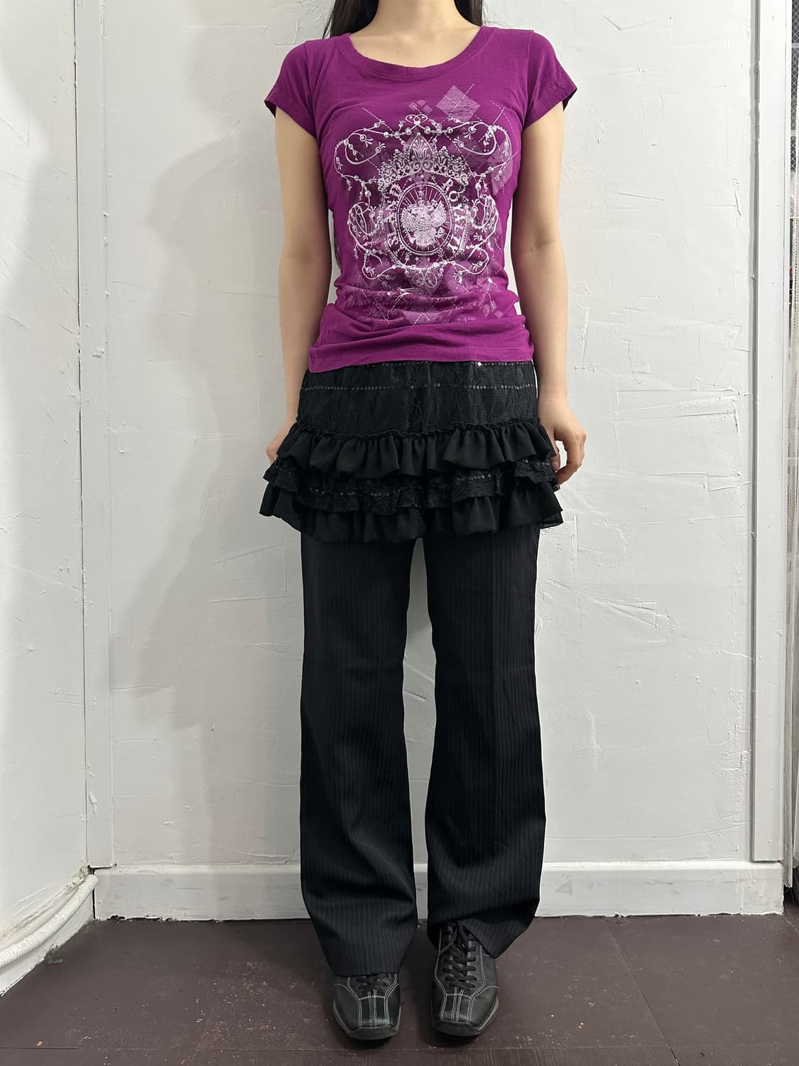 layered mini skirt 상품이미지4