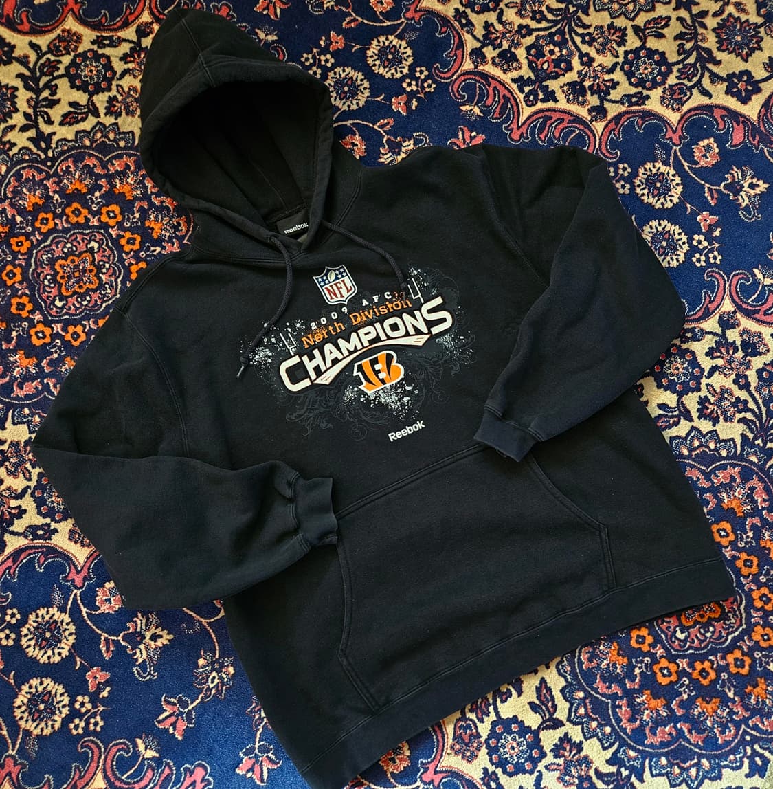 리복(Reebok) x NFL 00's 빅로고 후드티셔츠 M size 상품이미지2