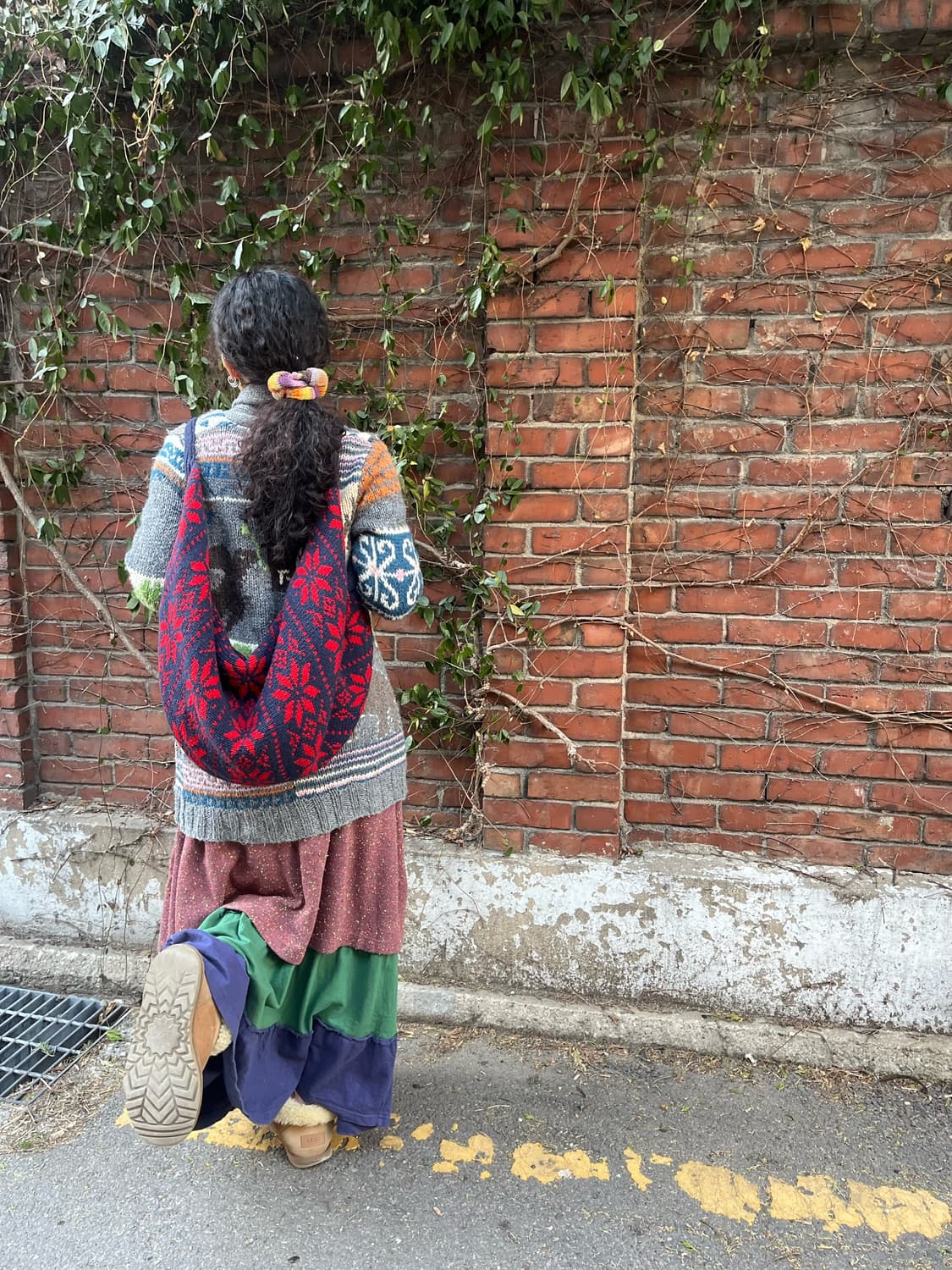 Beams boy 뜨개질 토트&백팩 상품이미지5