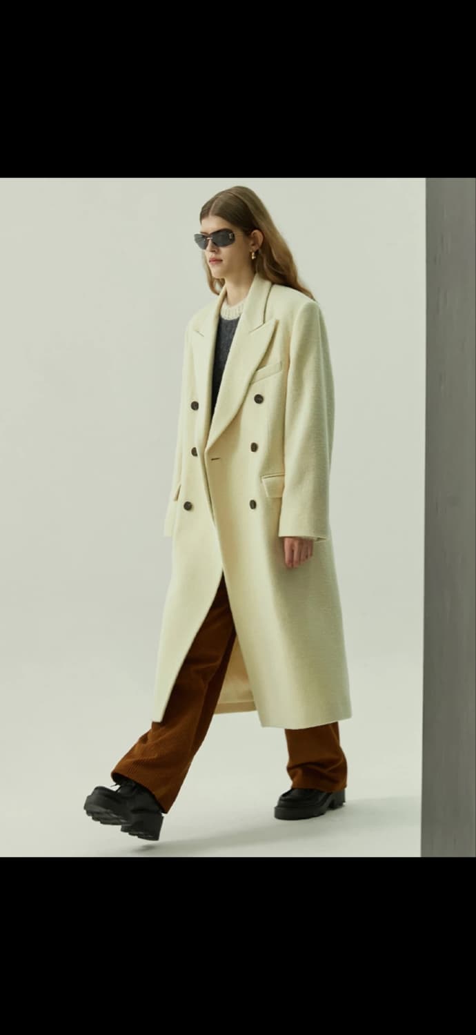 엔오르 더블브레스트 테일러 코트 YELLOW 상품이미지4