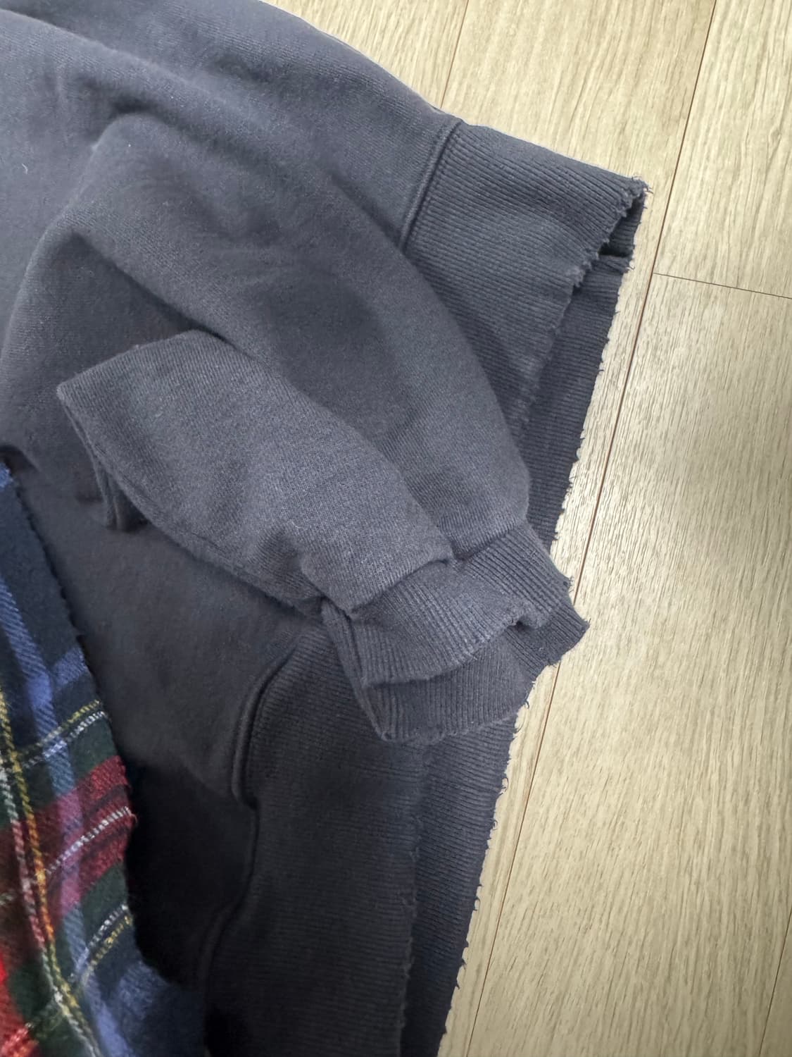 스키즘 인듀싱 머플러 후디 네이비 상품이미지3