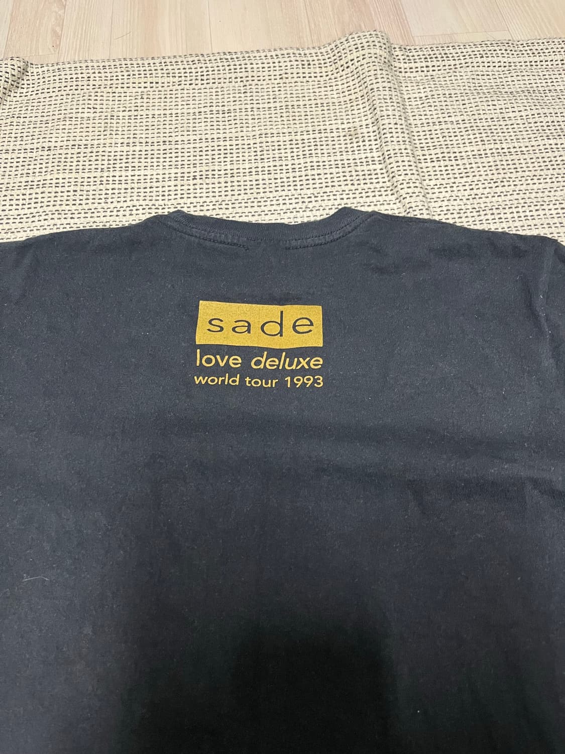 Sade love deluxe 샤데이 러브 디럭스 빈티지 밴드 티셔츠 상품이미지3