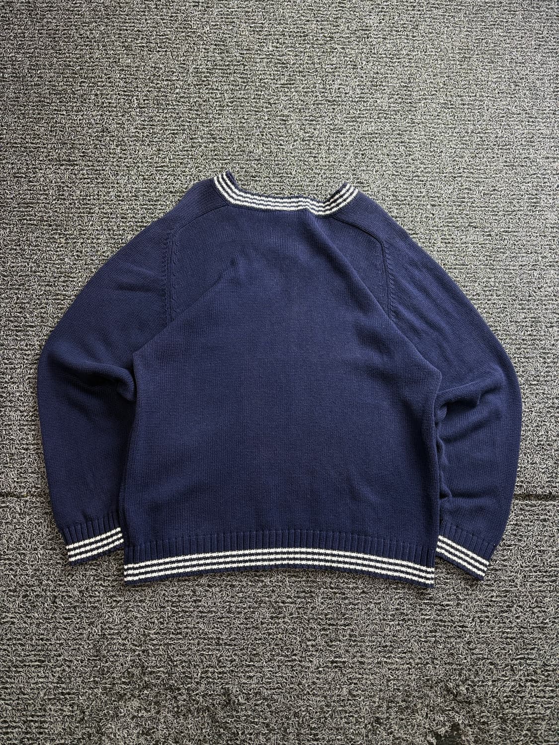 90s 아디다스 올드스쿨 트레포일 박시픽 스웨터 2957 상품이미지4