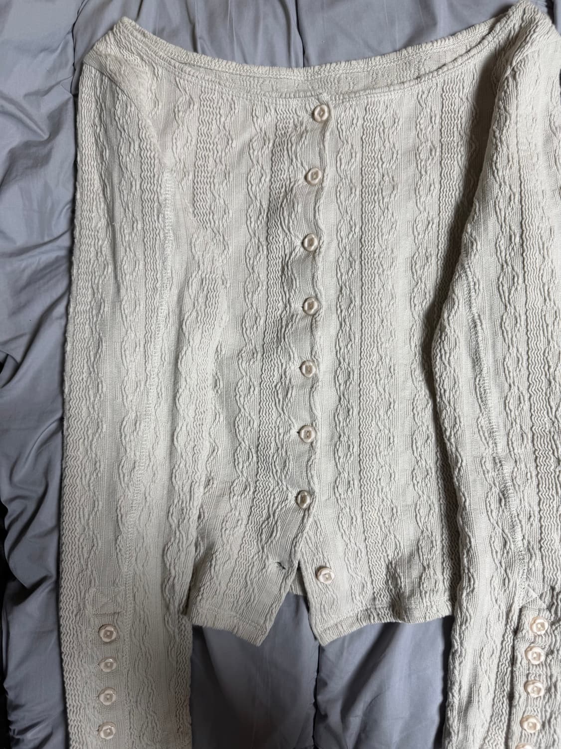 코이세이오 투웨이 롱슬리브 샌드 가디건 상품이미지1