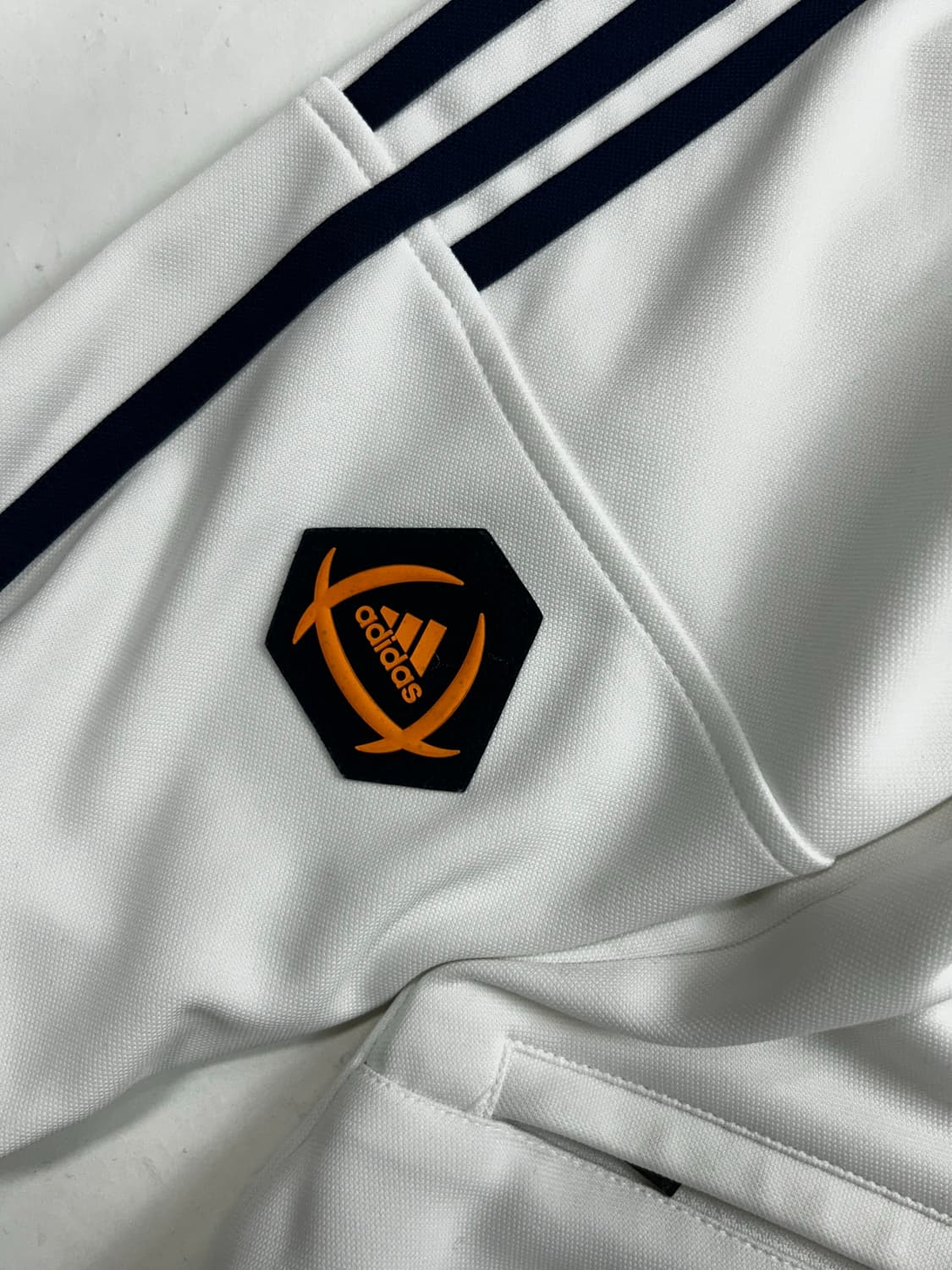 아디다스 풋볼 화이트 후드 트랙탑 져지 110 상품이미지7