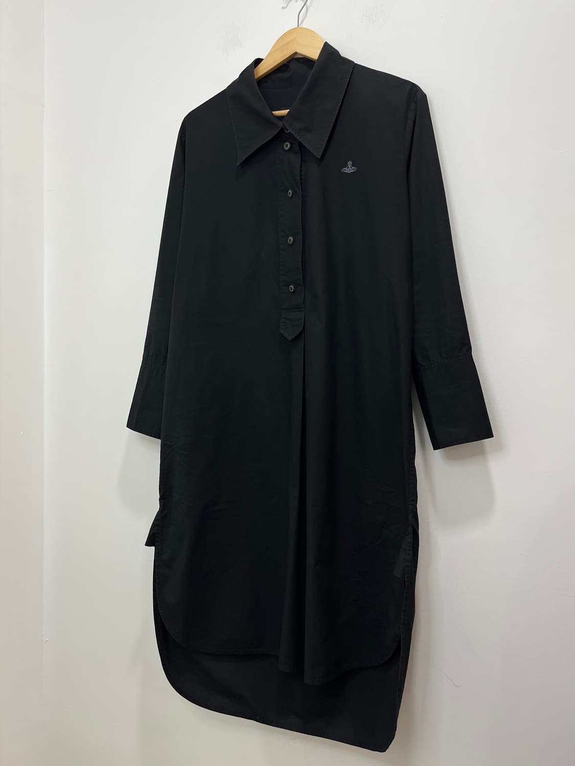 Vivienne Westwood ANGLOMANIA 코튼 롱 셔츠 원피스 상품이미지4