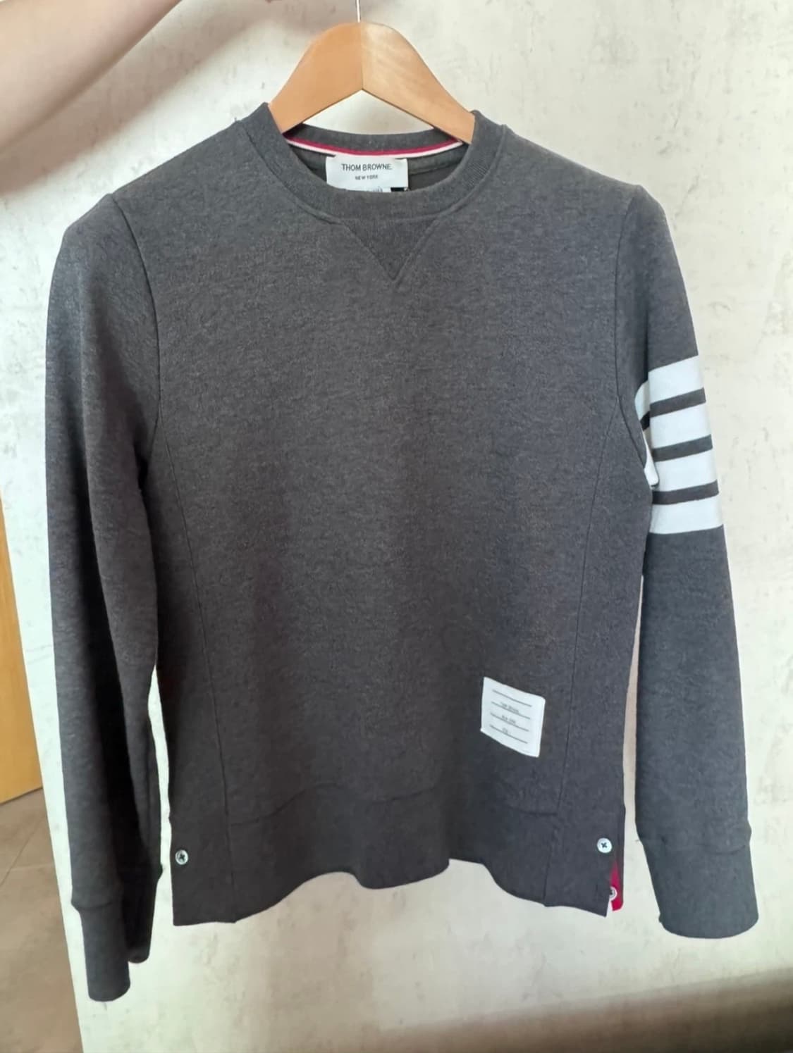 톰브라운 맨투맨 1사이즈 정품 진회색 상품이미지1