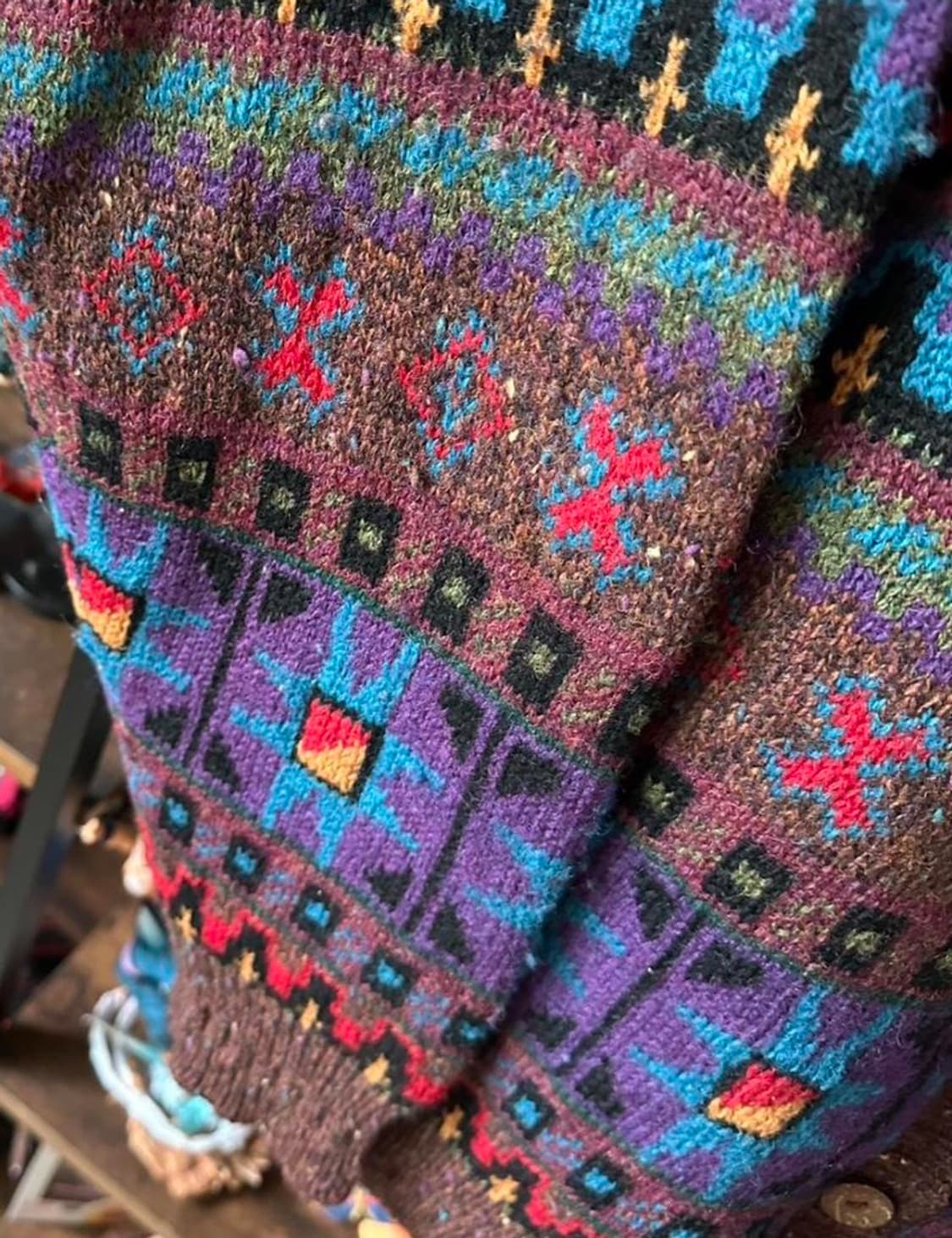 Woolrich handframed 가디건 XL 상품이미지4