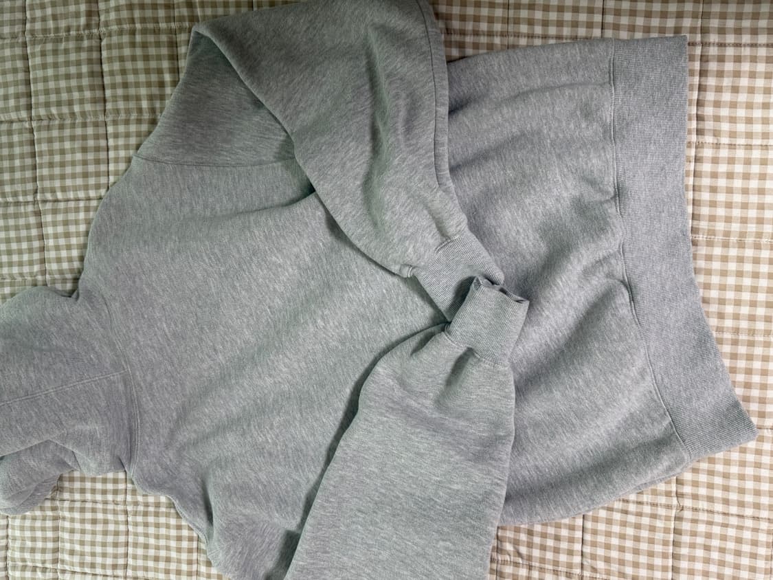 디스이즈네버댓 아크로고 후디 후드티 헤더그레이 상품이미지5