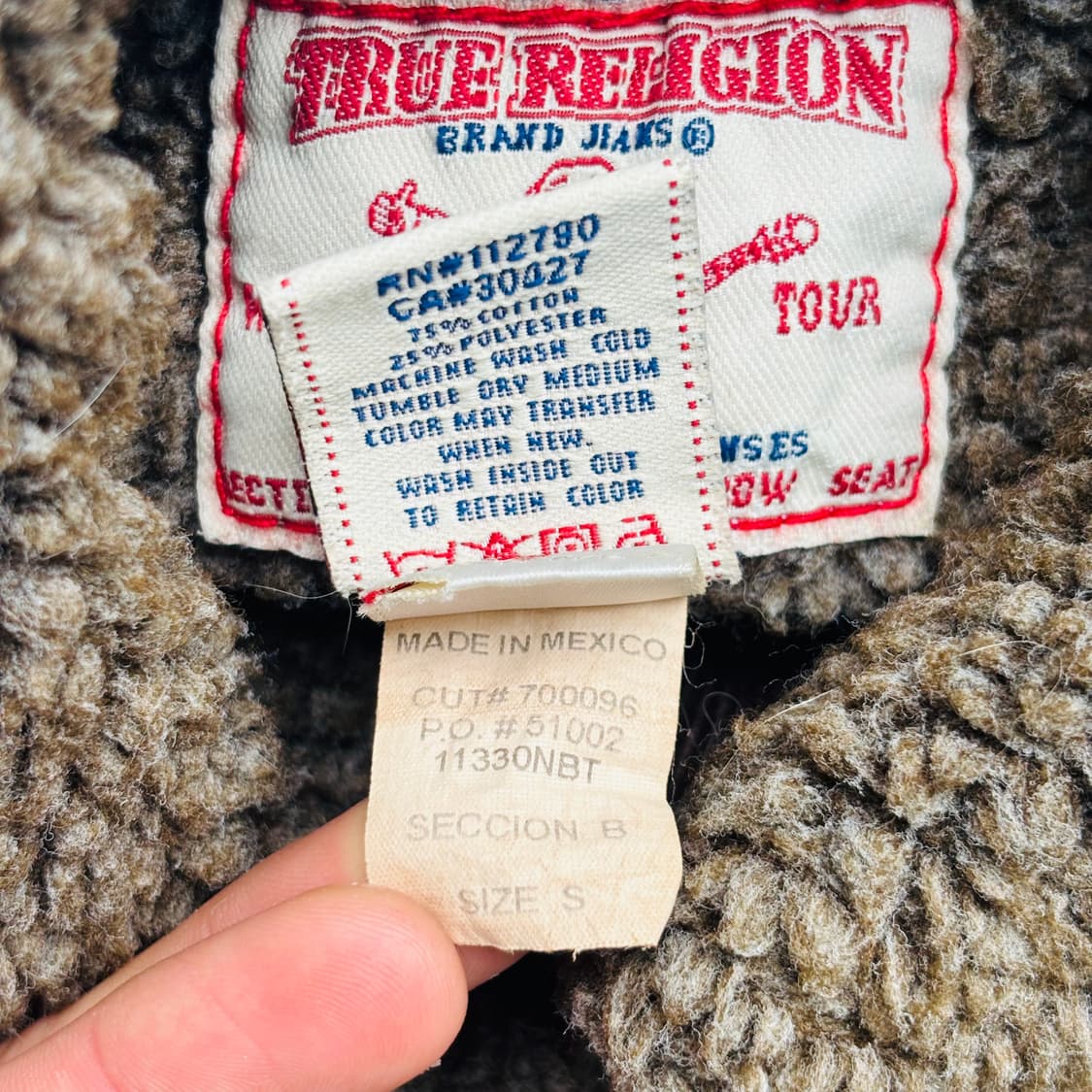 트루 릴리전 브라운 코듀로이 웨스턴 자켓 S 상품이미지9