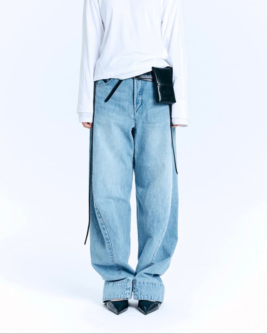SYMM 심 Engineered  Jeans (Blue) 엔지니어드 진 상품이미지3