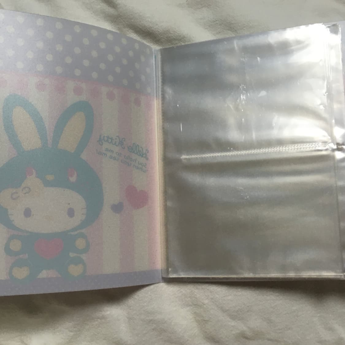 (이체시 에눌) 고전키티 헬로키티 부활절키티 시리즈 핑크 엽서 바인더 상품이미지3