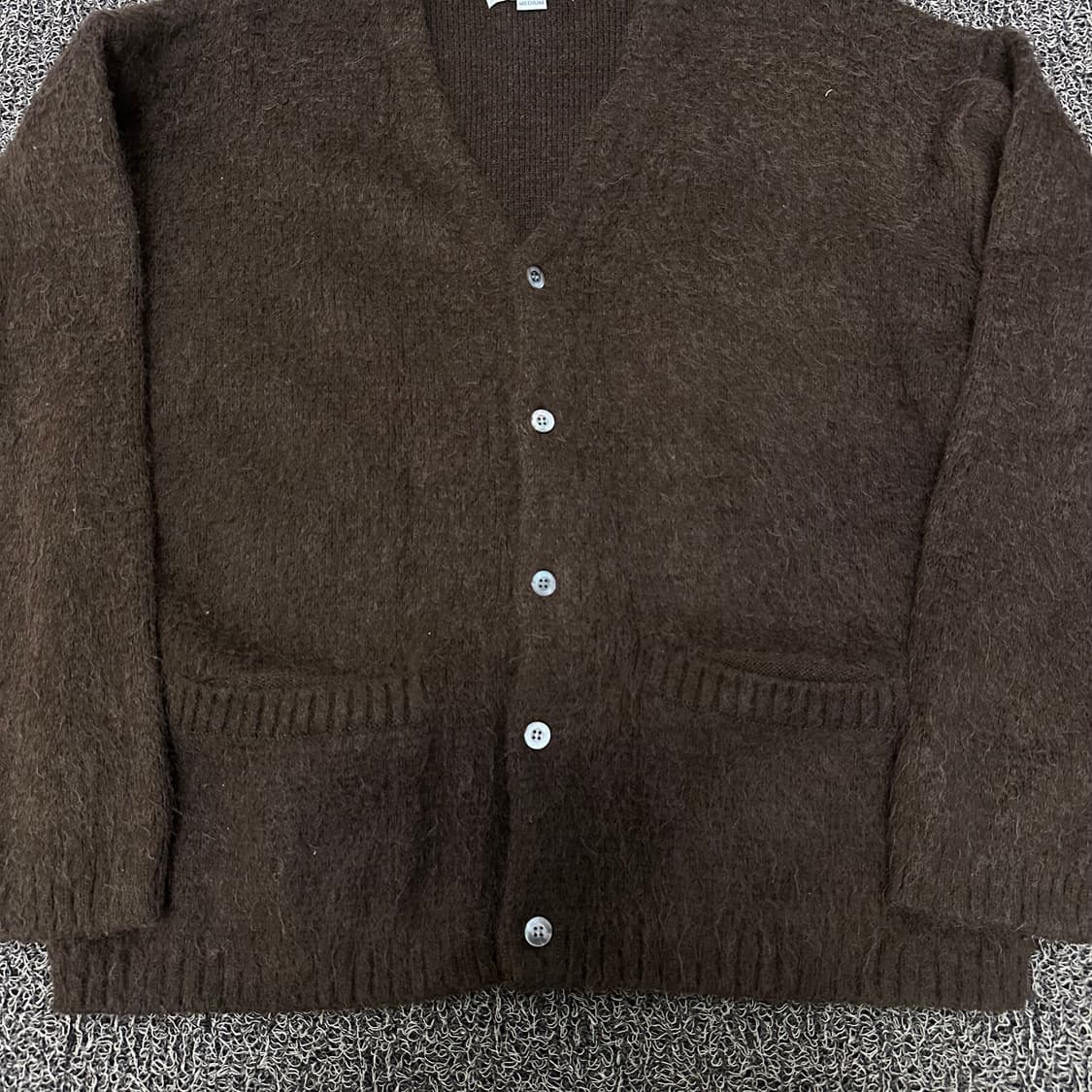 아웃스탠딩 울 가디건 브라운 M 상품이미지4