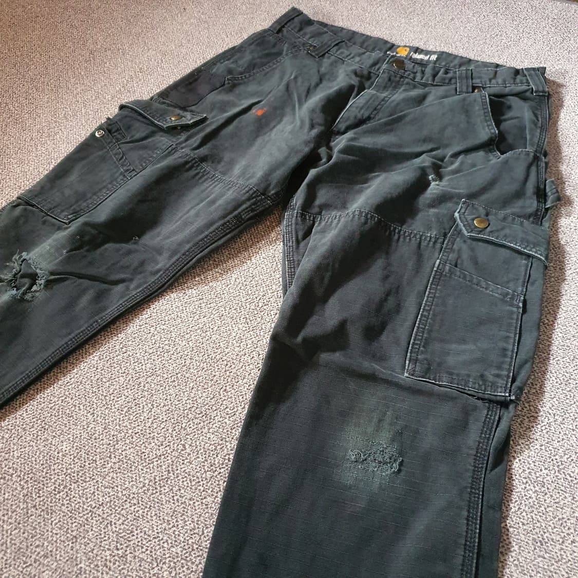 칼하트 Ripstop cargo B342 BLK  No.56 상품이미지2