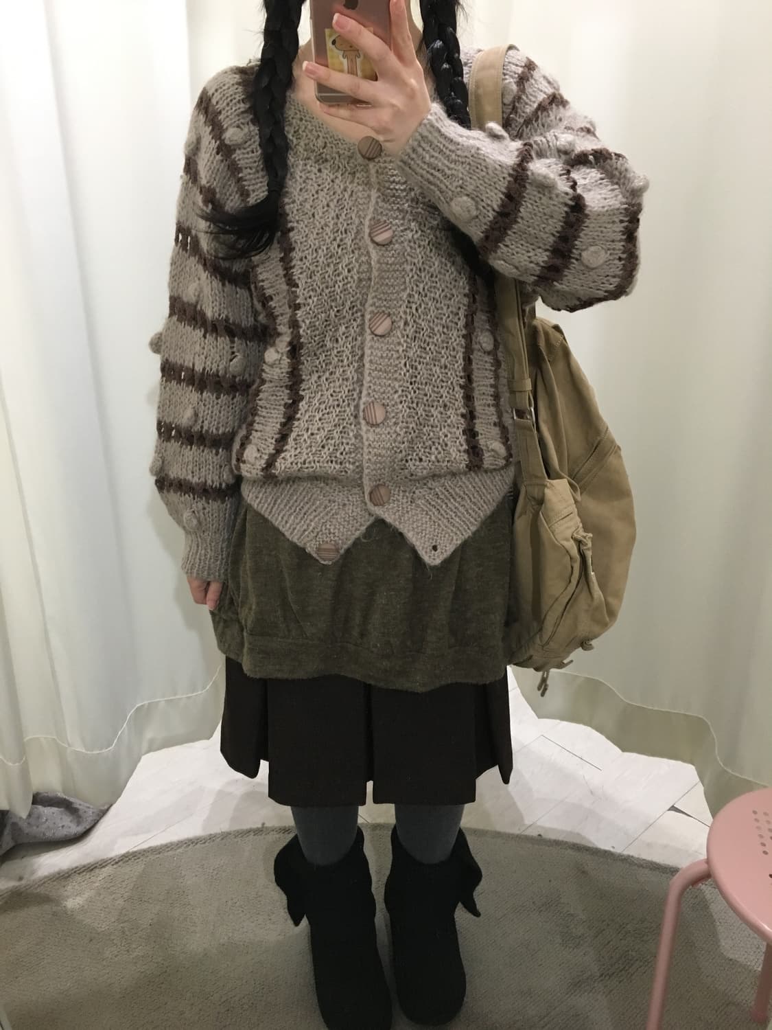 도토리 폼폼 가디건 상품이미지5