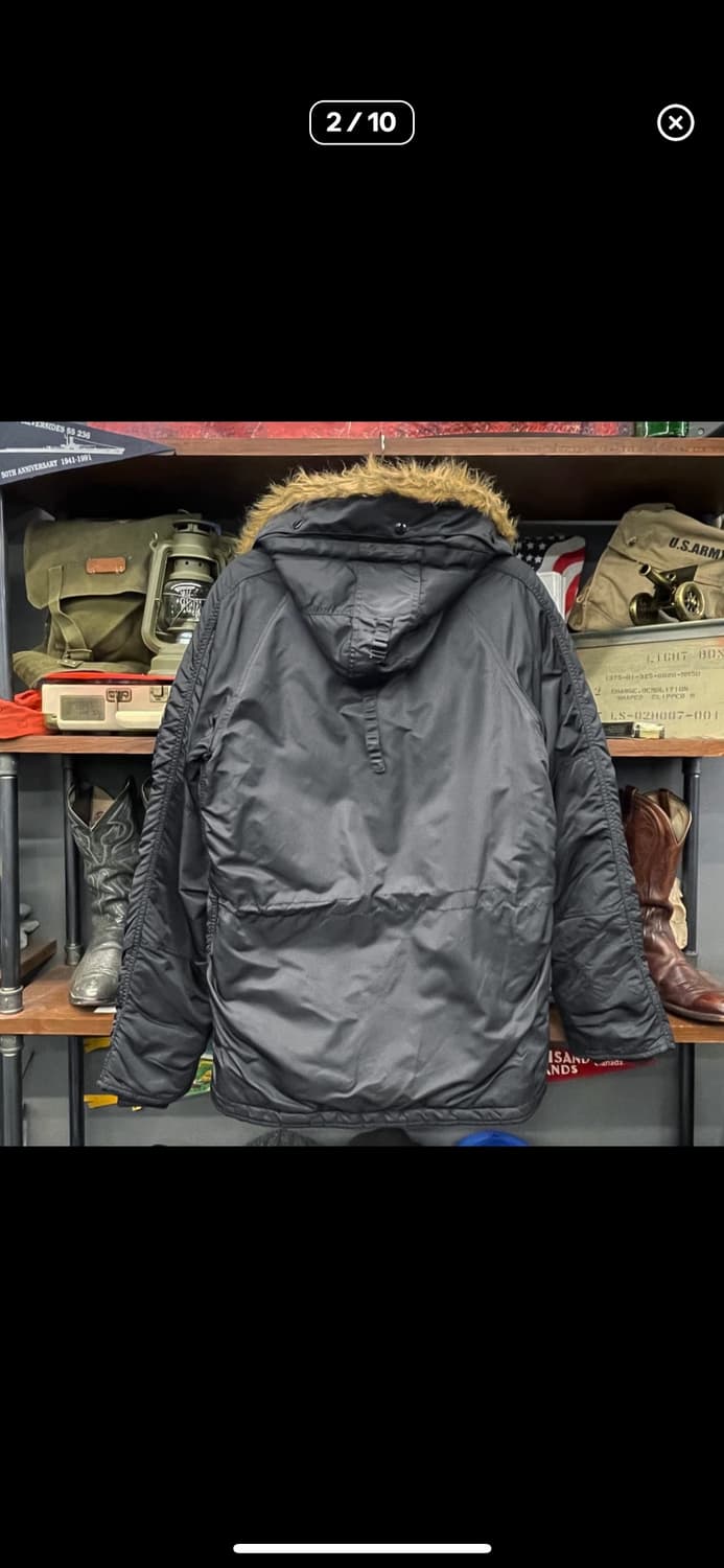 알파 인더스트리 N3B 퍼 후드야상자켓 밀리터리 오리지널 상품이미지2