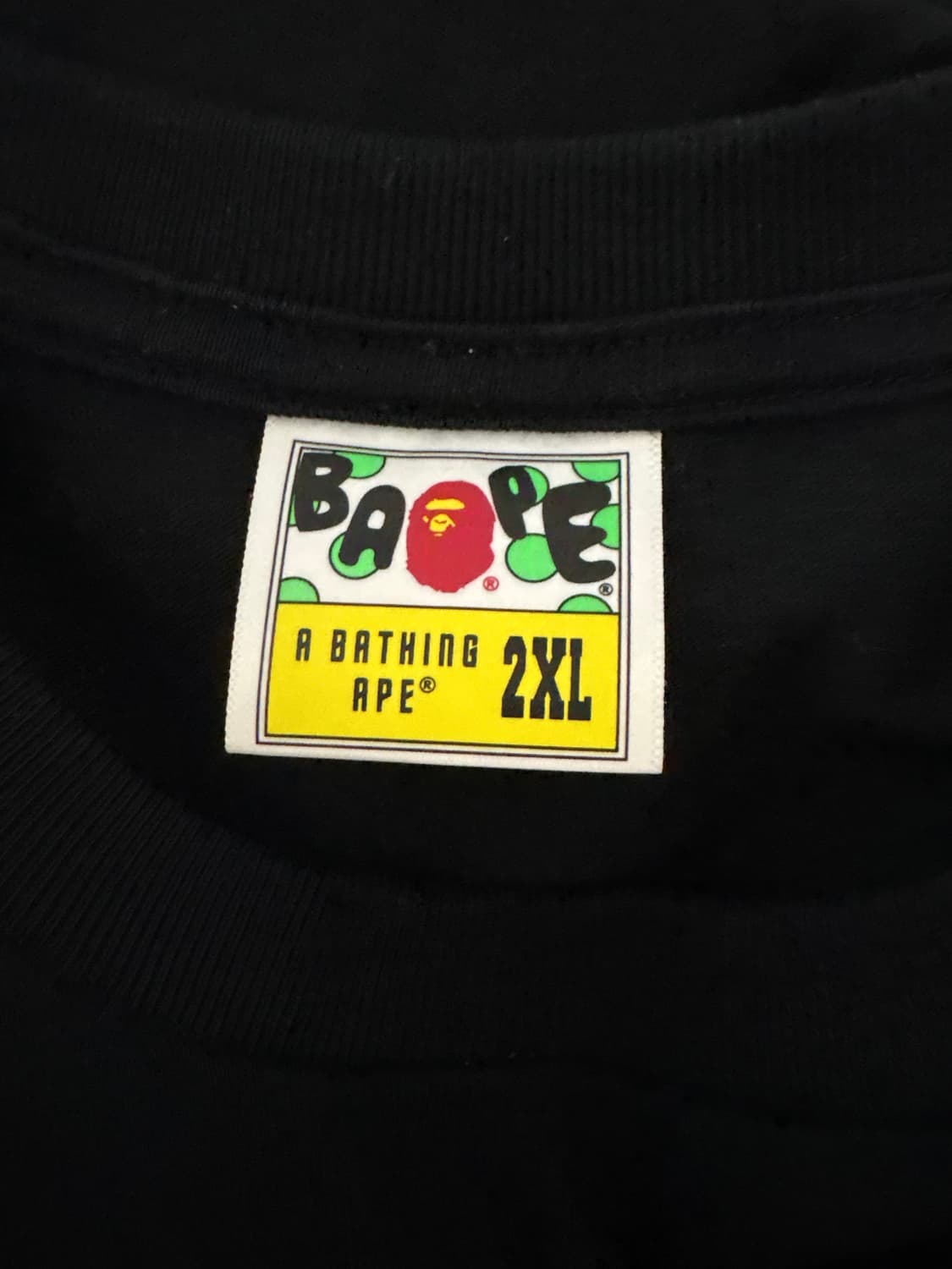 (2XL) 베이프 롱슬리브 블랙 상품이미지4