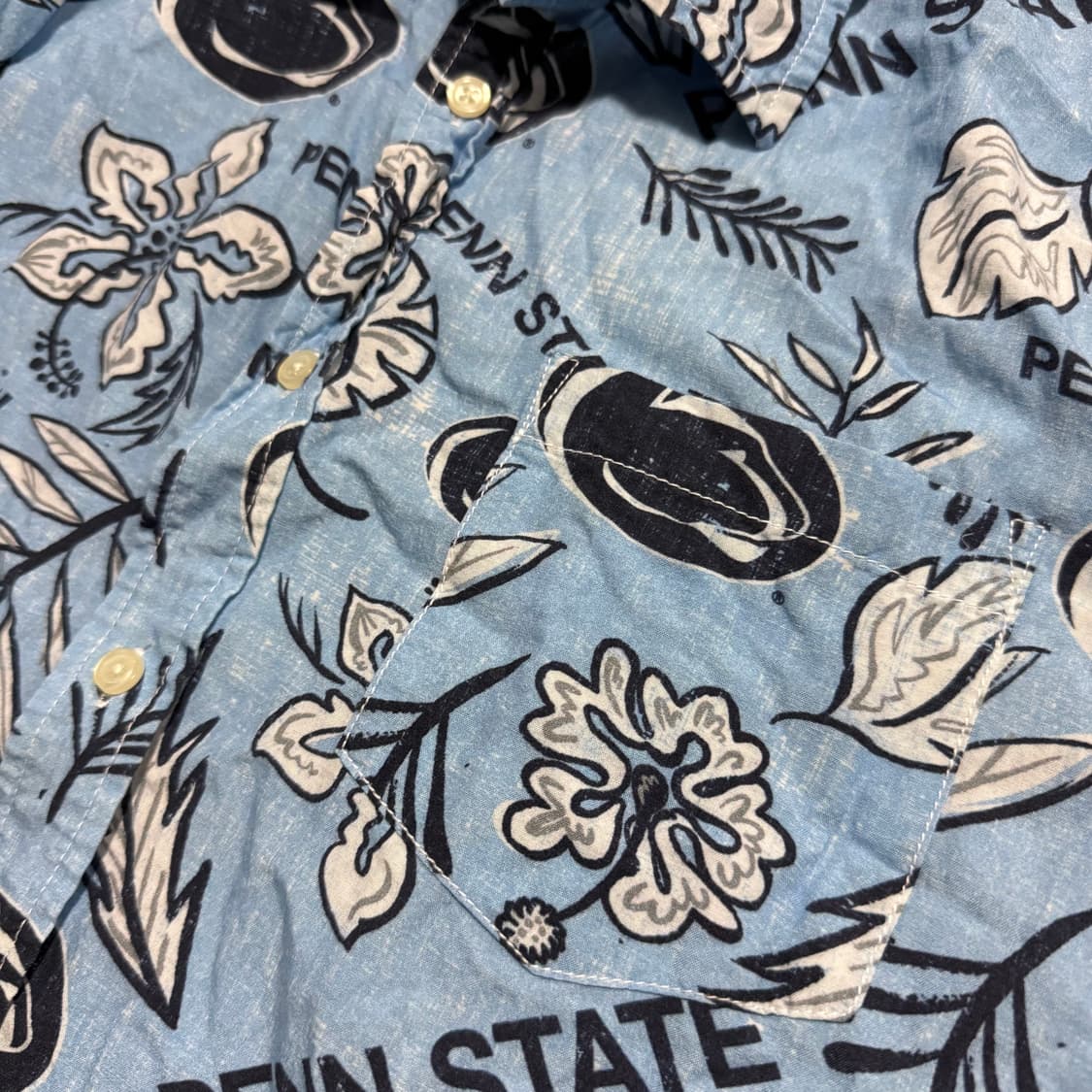 Wes & Willy Penn State Floral S/S Shirts 상품이미지4