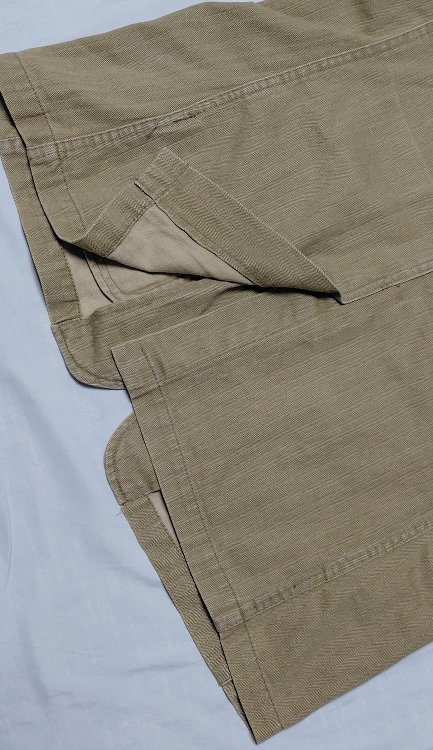 할인!! (XL) DOG HOUSE 빈티지 베이지 코튼 린넨 블레이저 상품이미지10