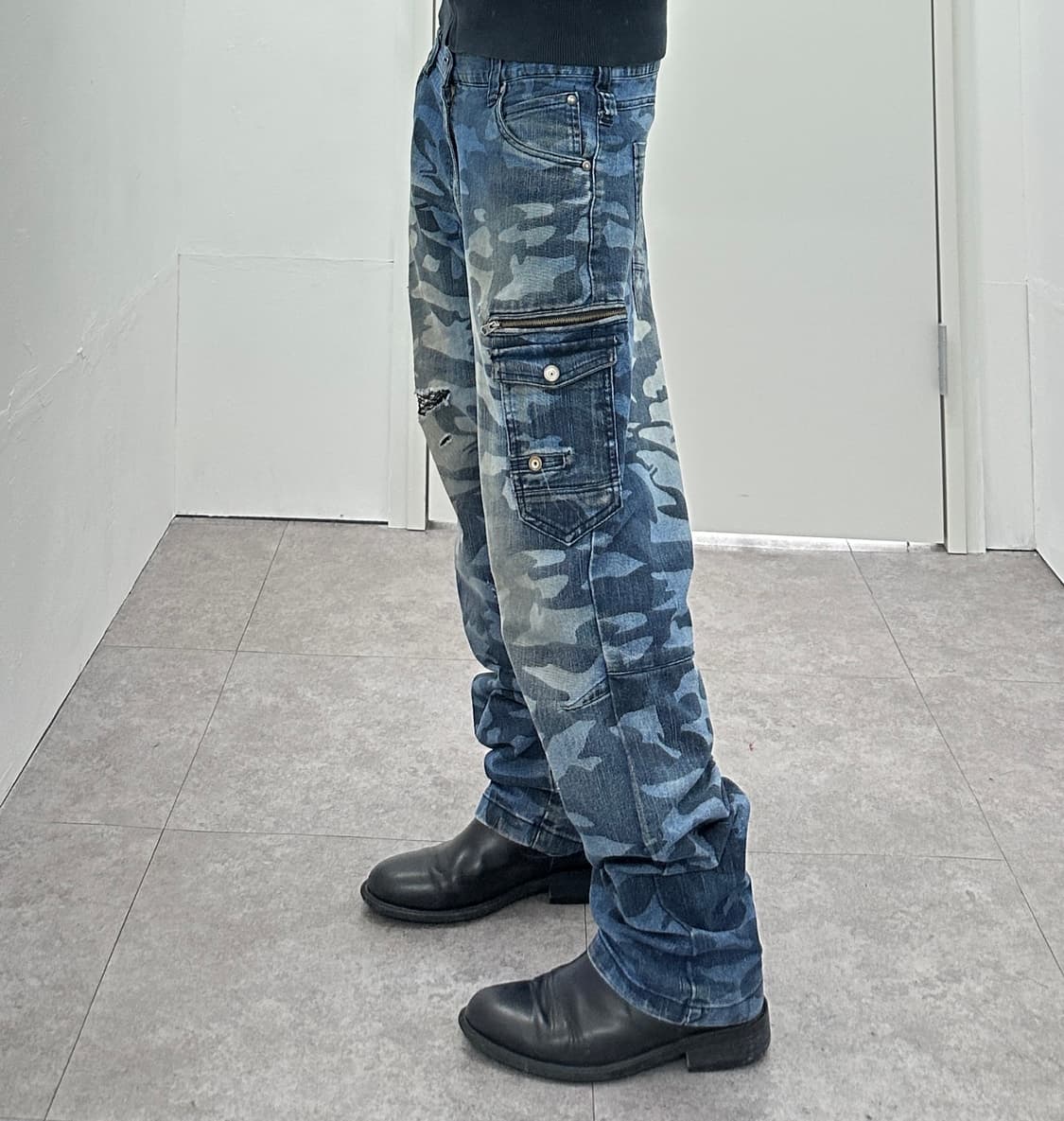 Z dragon camo denim cargo pants  상품이미지4