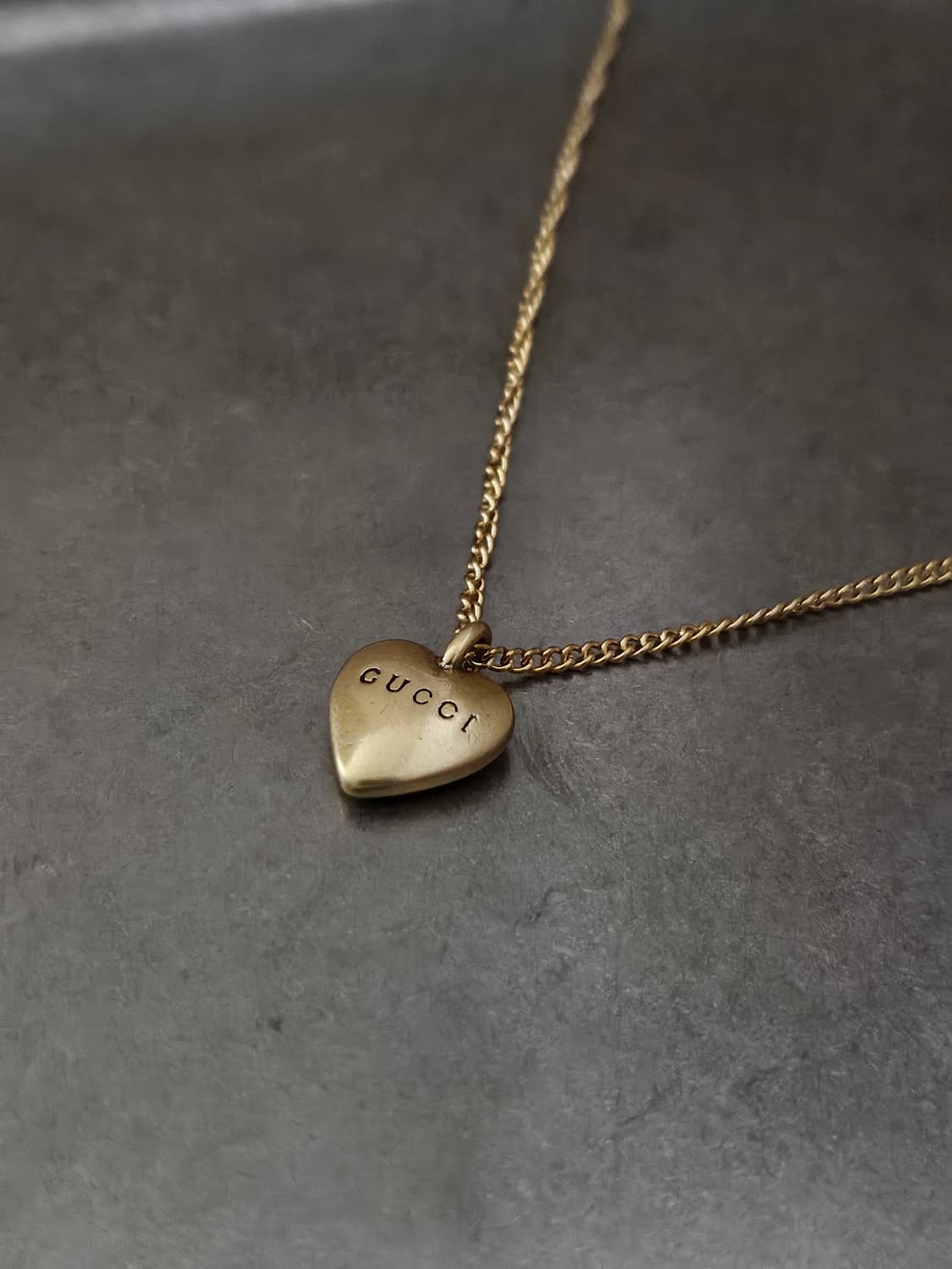 59 구찌 빈티지 정품 목걸이 업사이클링 써지컬체인 상품이미지1