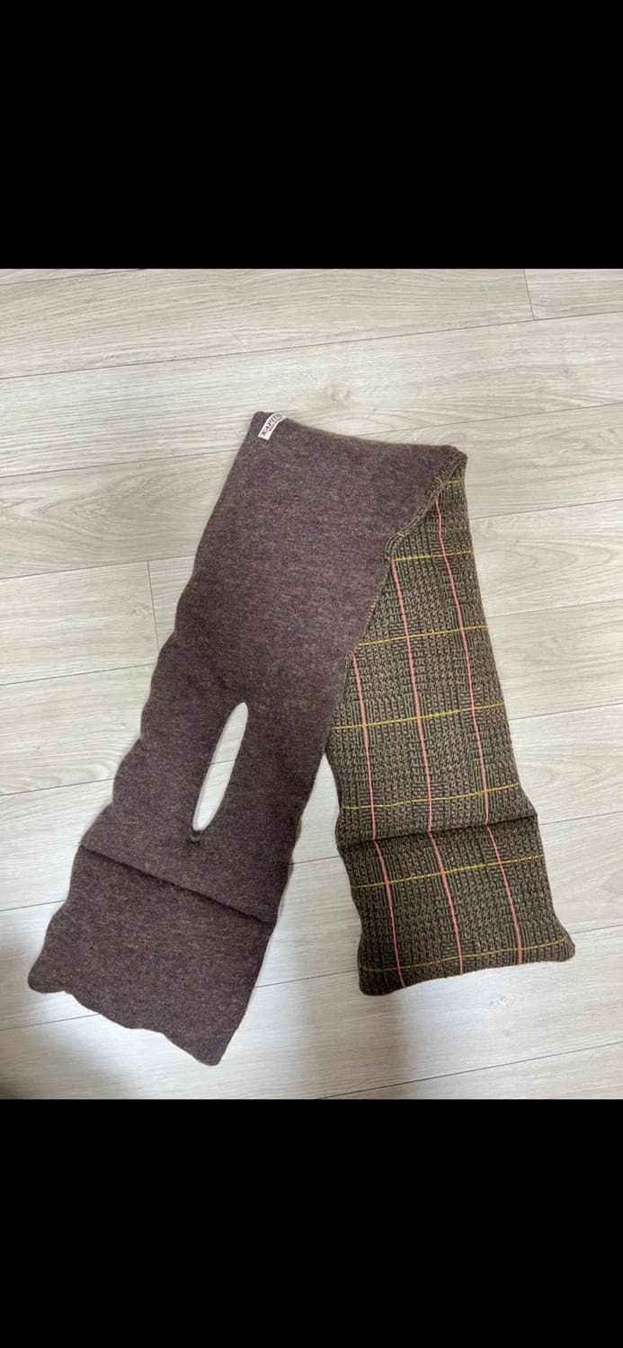 캐피탈 울 체크 머플러 상품이미지3