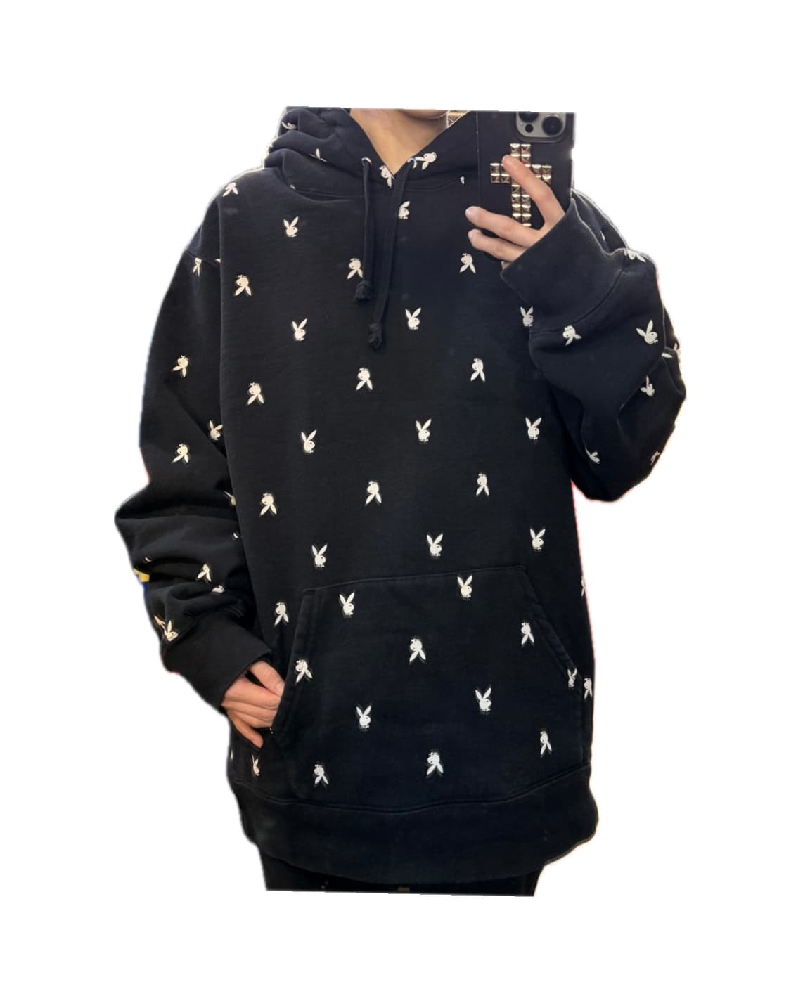 슈프림 플레이보이 후드티  2015년도 72 57 L 상품이미지2