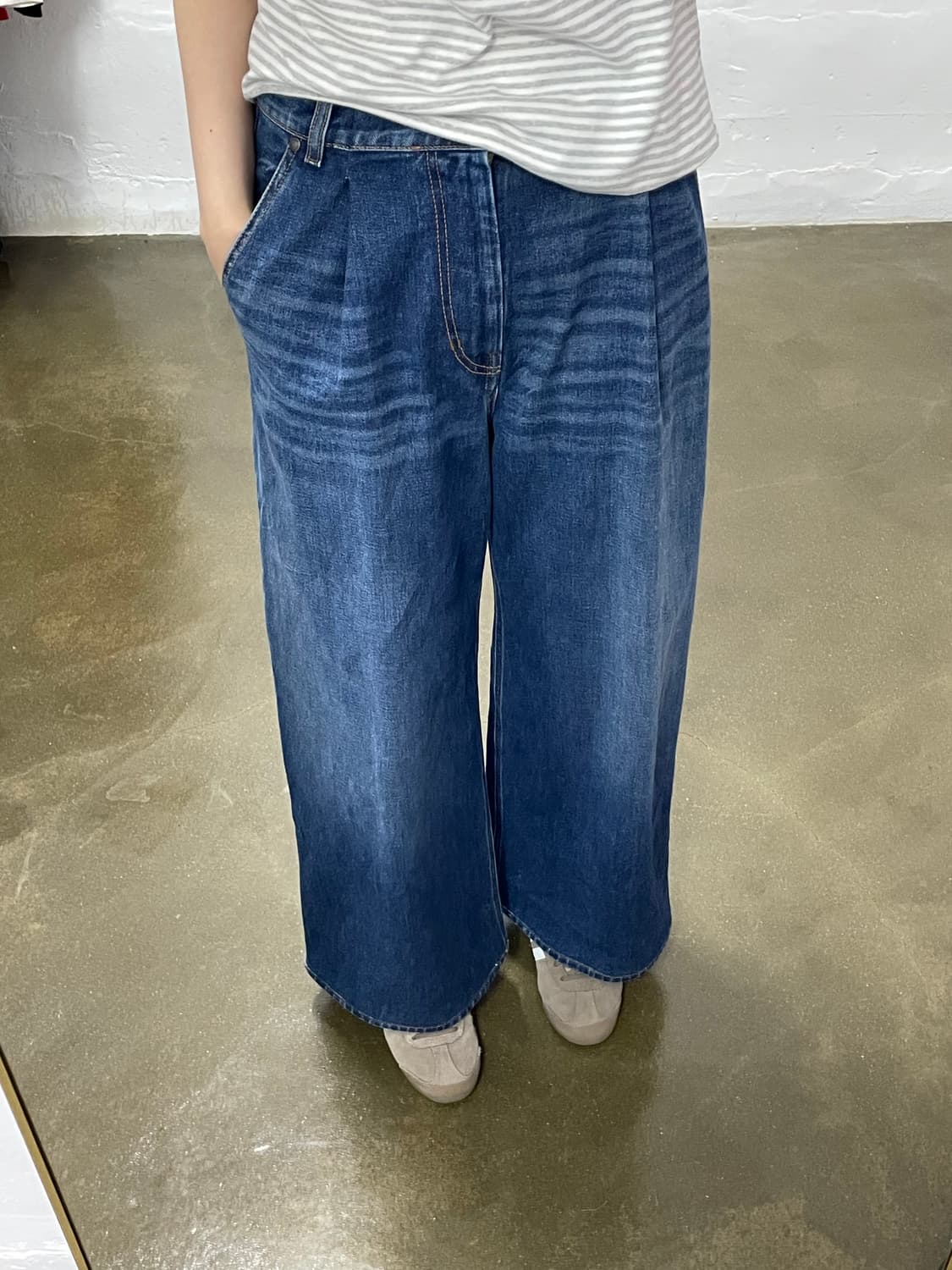 MaxMara 와이드 데님 팬츠 상품이미지2