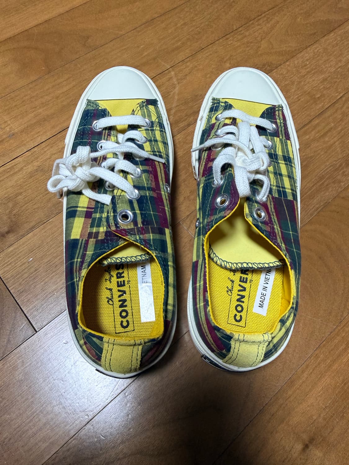 컨버스 척 70 마드라스 체크 (166851C) - 새상품 250/ W8 상품이미지3