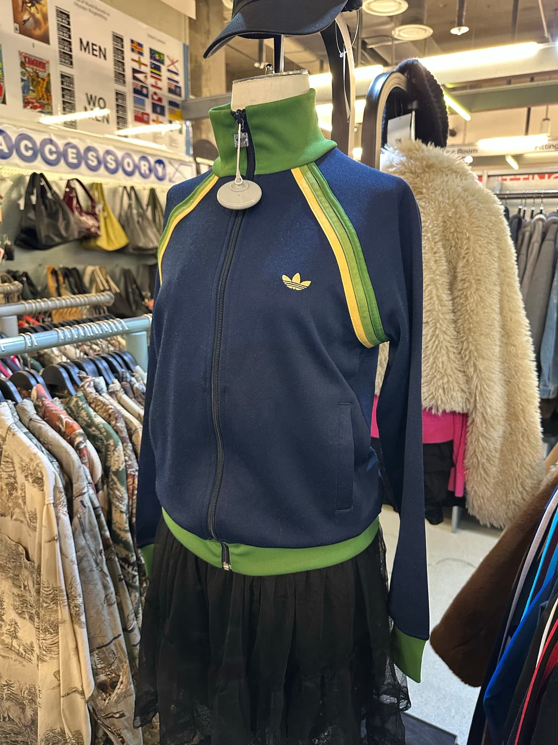 ADIDAS 아디다스 옐로우그린 져지💯 상품이미지5