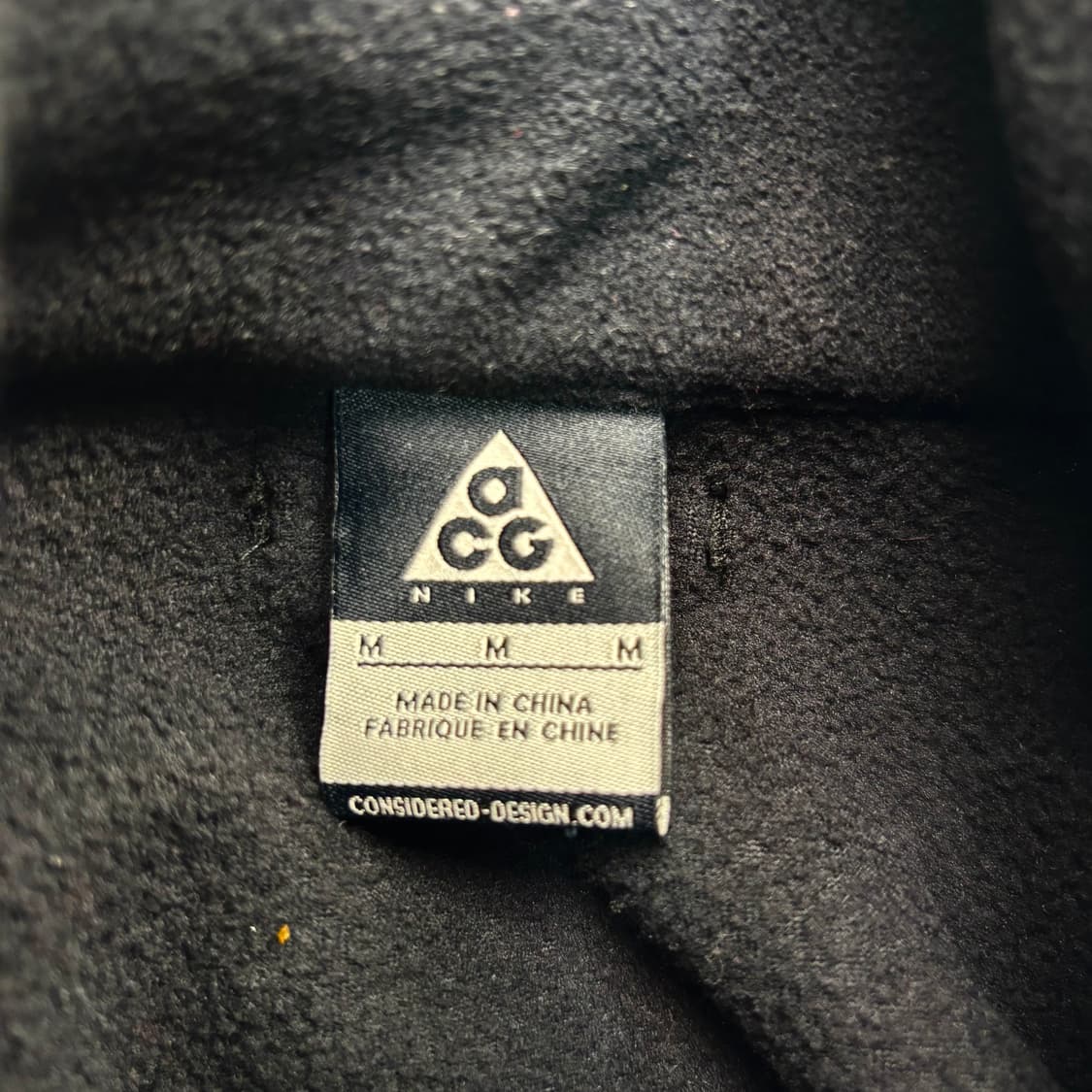 나이키 ACG 폴라텍 블랙 플리스 자켓 M 상품이미지7