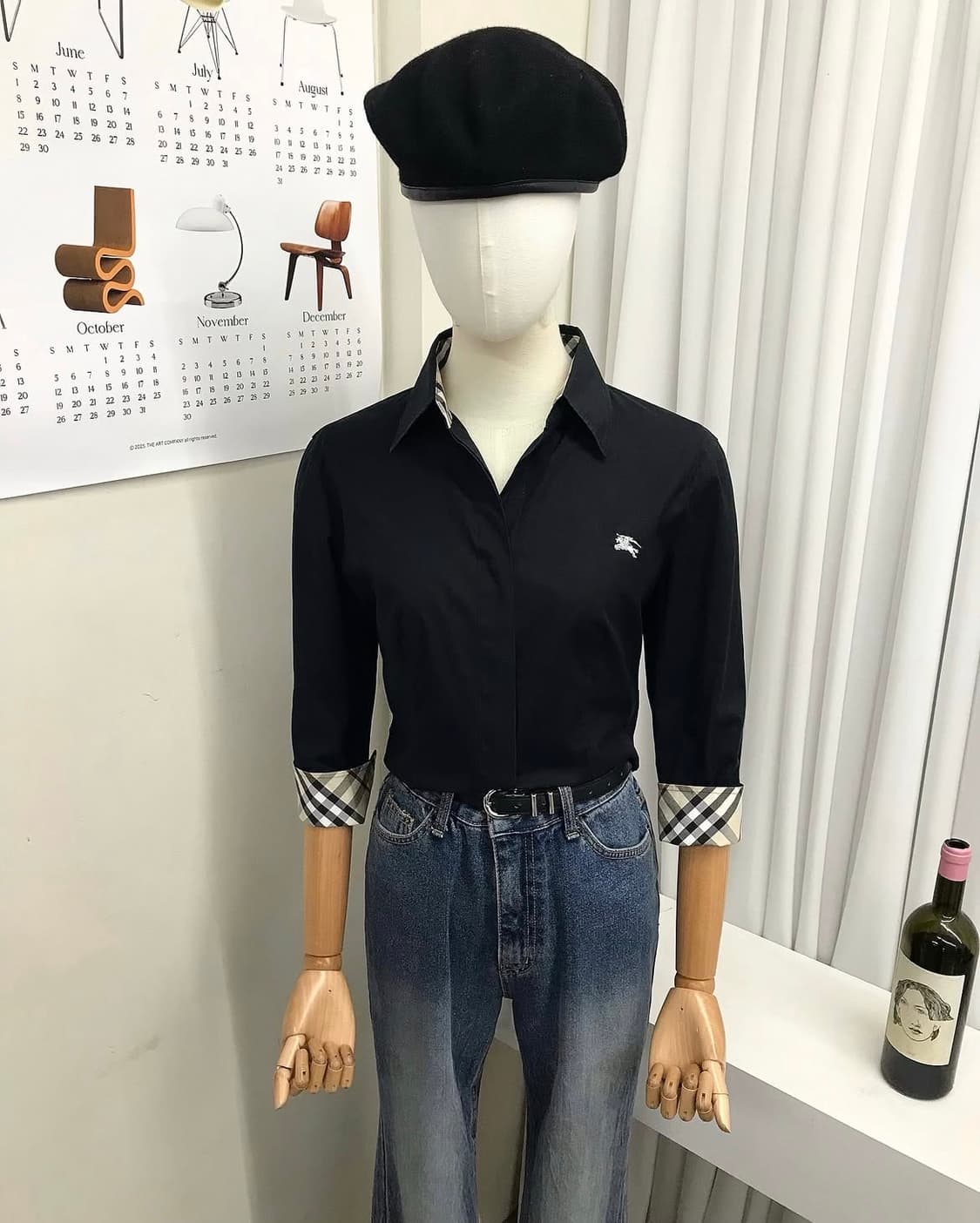 버버리 블랙 셔츠 상품이미지8