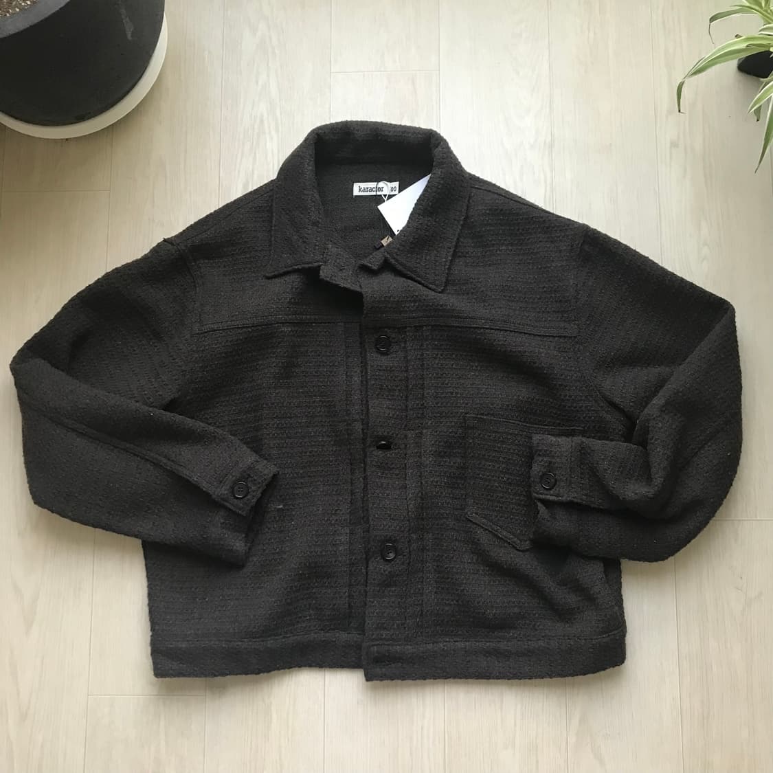 카락터 weave trucker jacket 상품이미지1