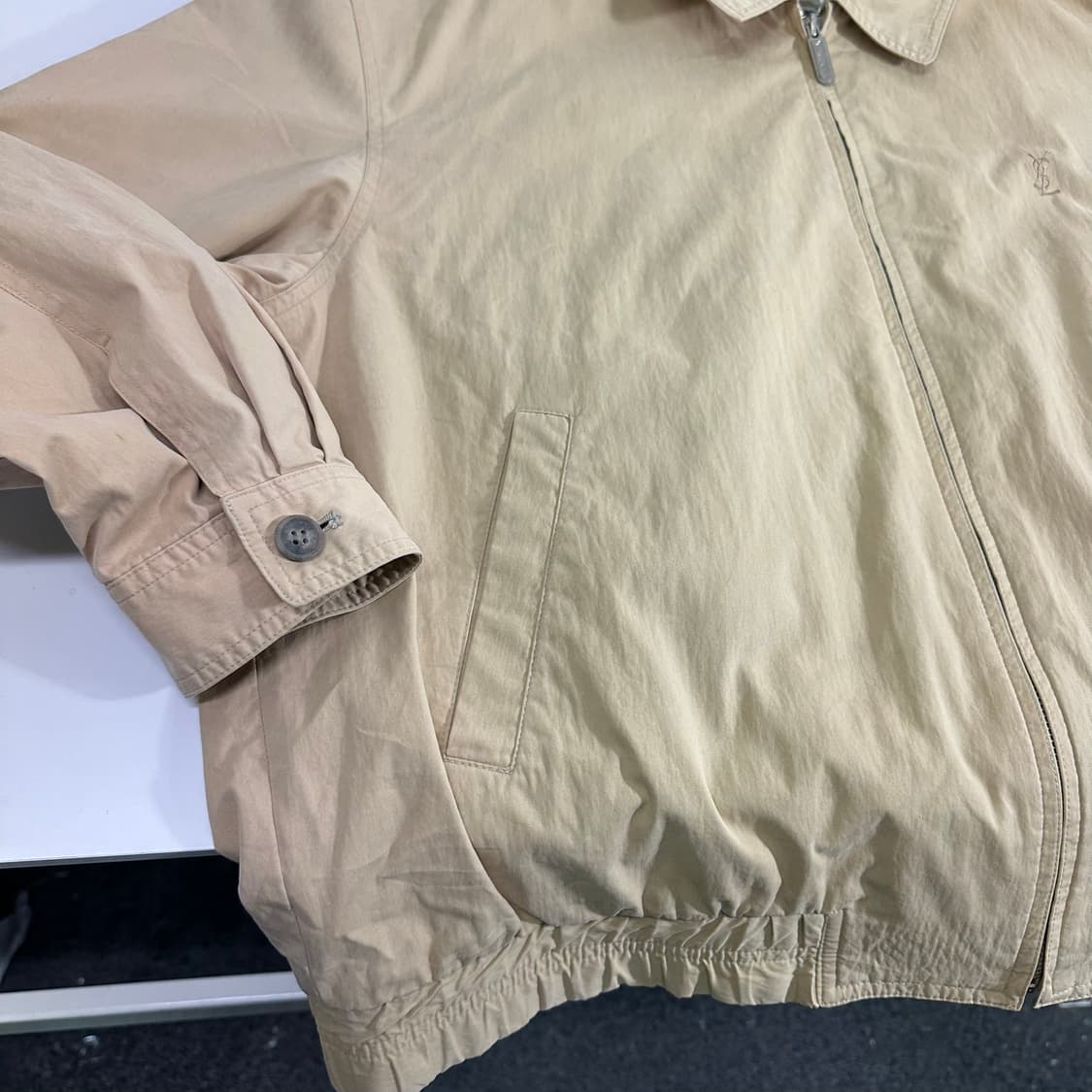 100 YSL 입생로랑 베이지 스윙탑 자켓 상품이미지2