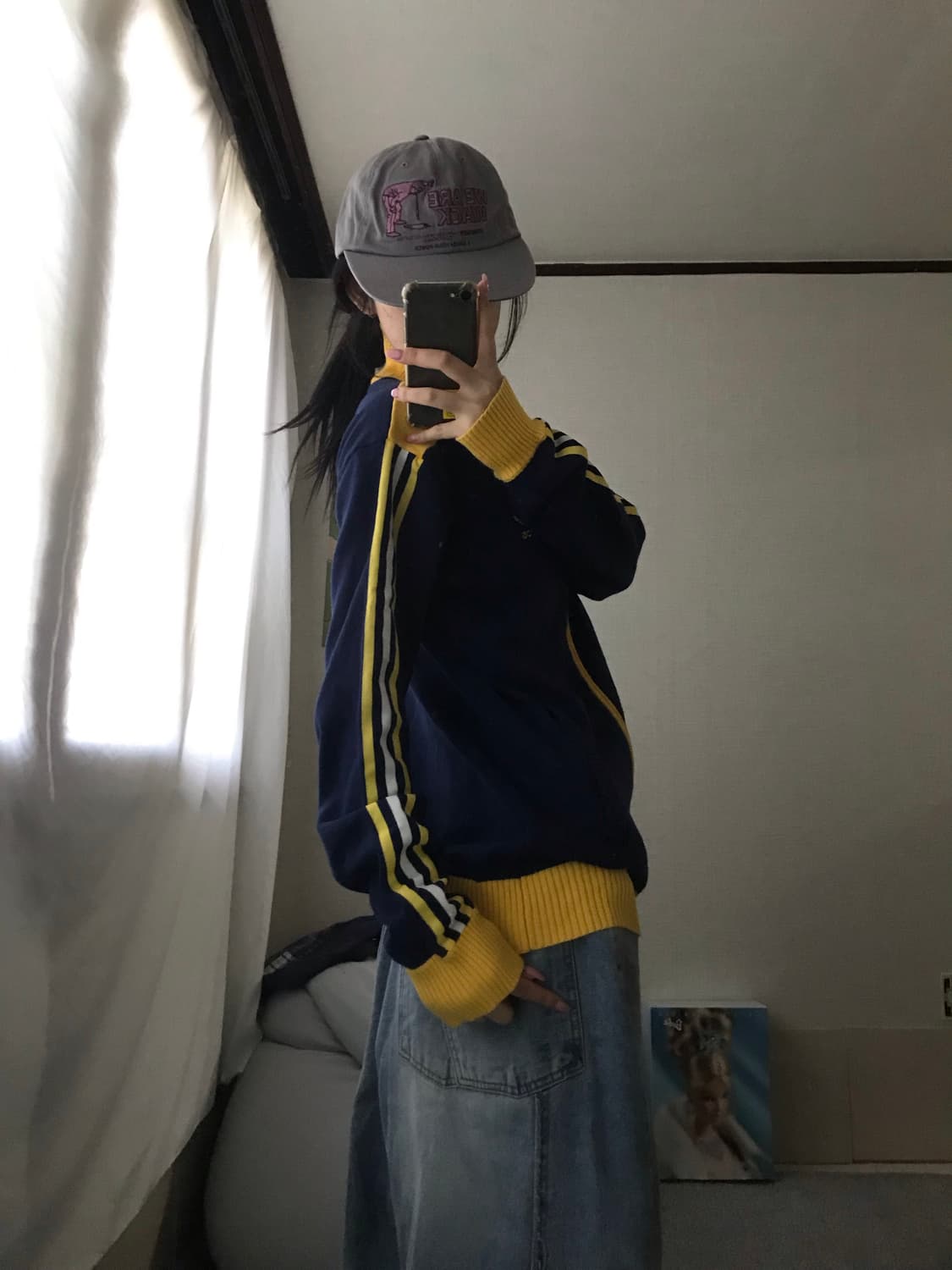 아디다스 00s 네이비 니트집업 상품이미지3