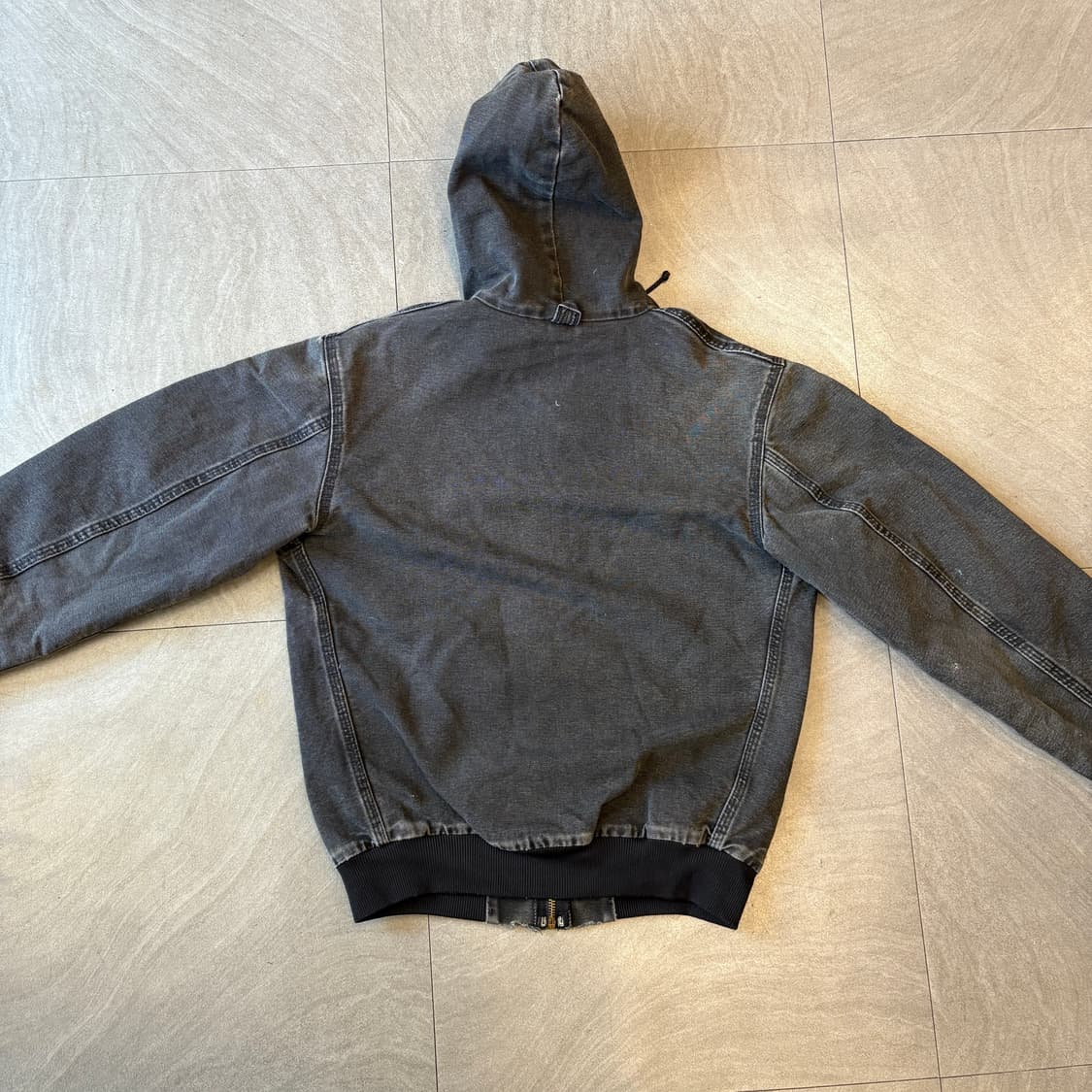 90년대 미국 생산 칼하트 블랙 액티브 자켓 상품이미지10