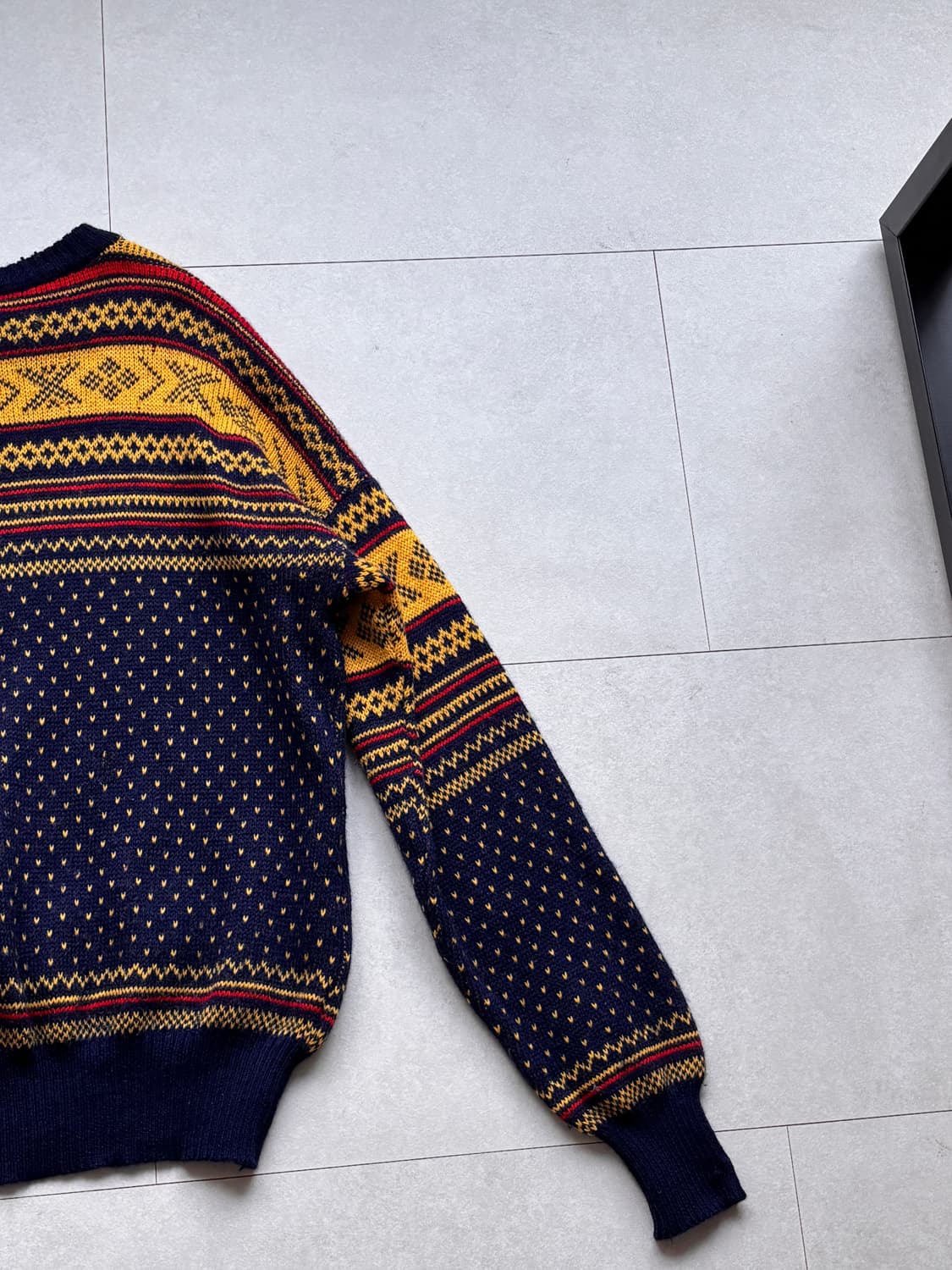 F1 x Marlboro 빈티지 80s 니트 상품이미지7